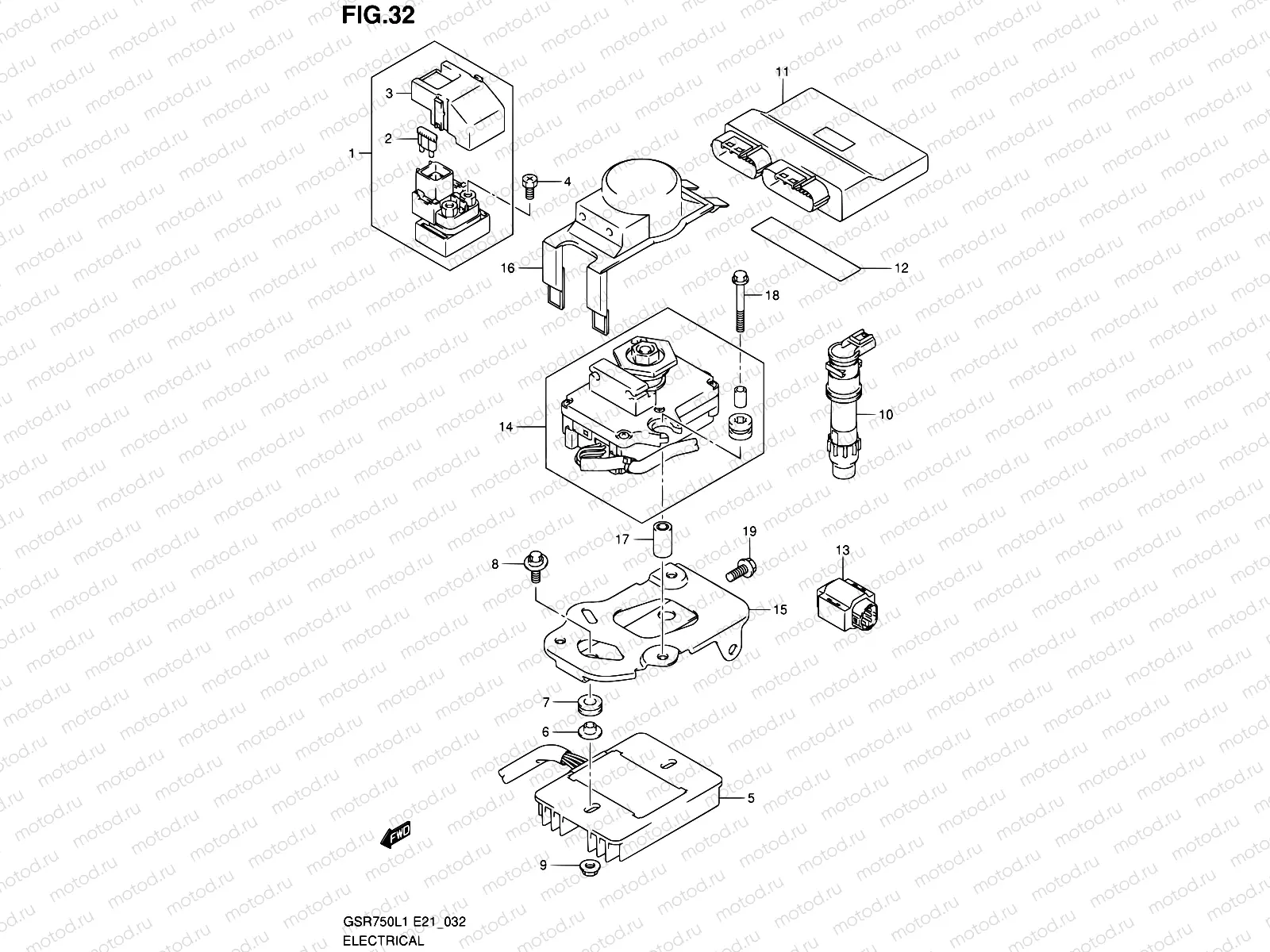 32 - ELECTRICAL (GSR750L1 E24)