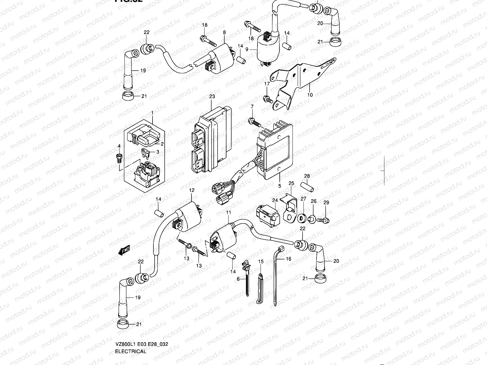 32 - ELECTRICAL (VZ800L1 E33)