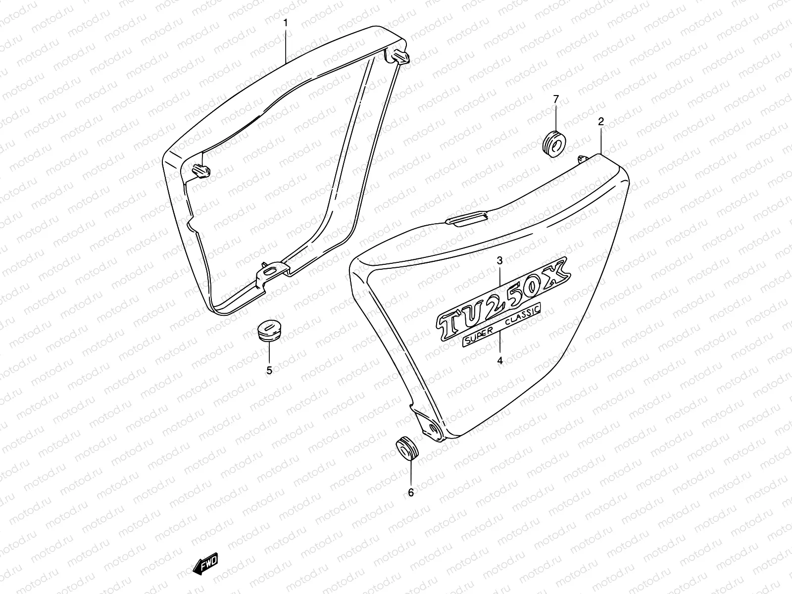 32 - FRAME COVER (MODEL V/W)