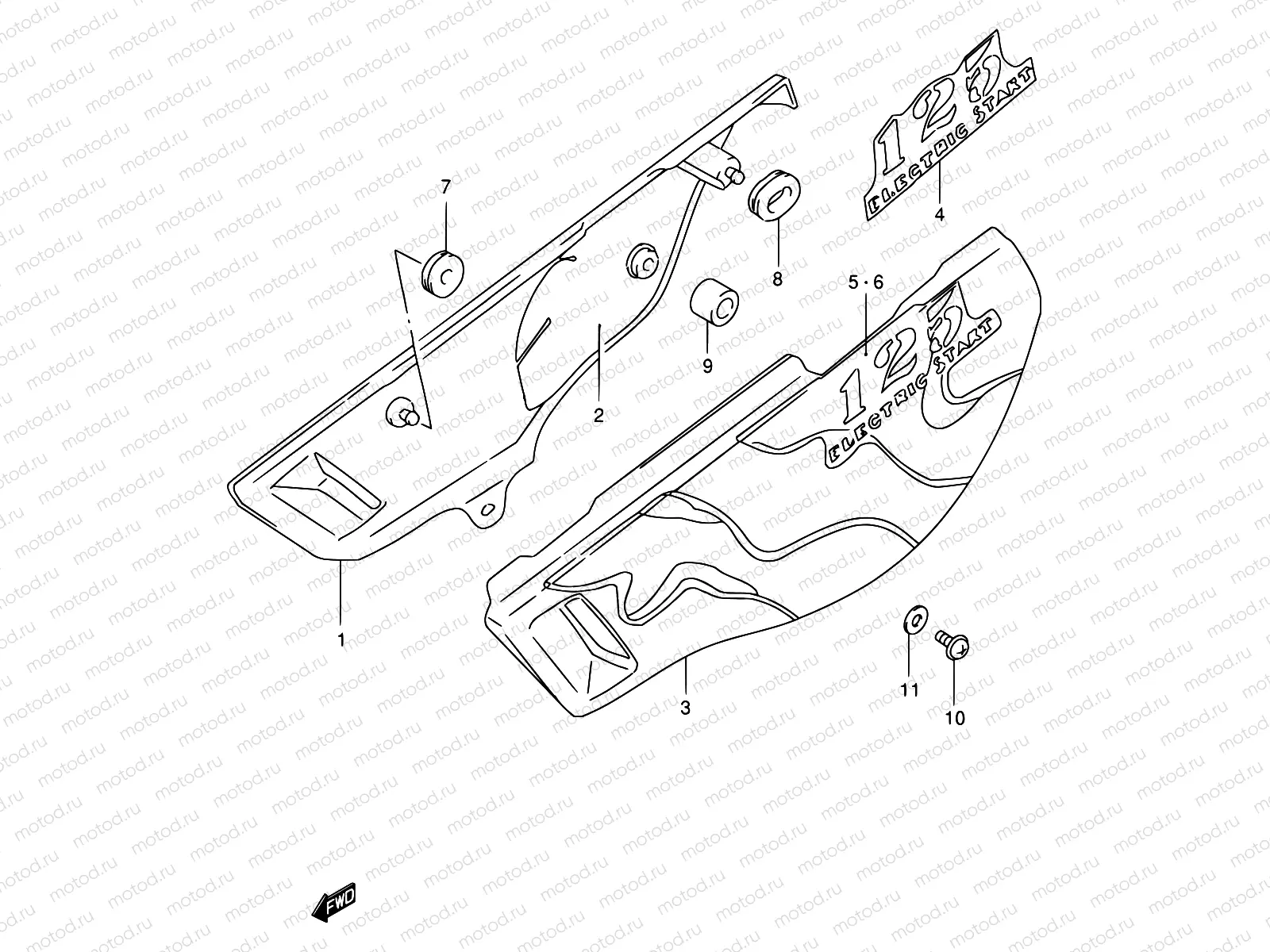 32 - FRAME COVER (MODEL X)