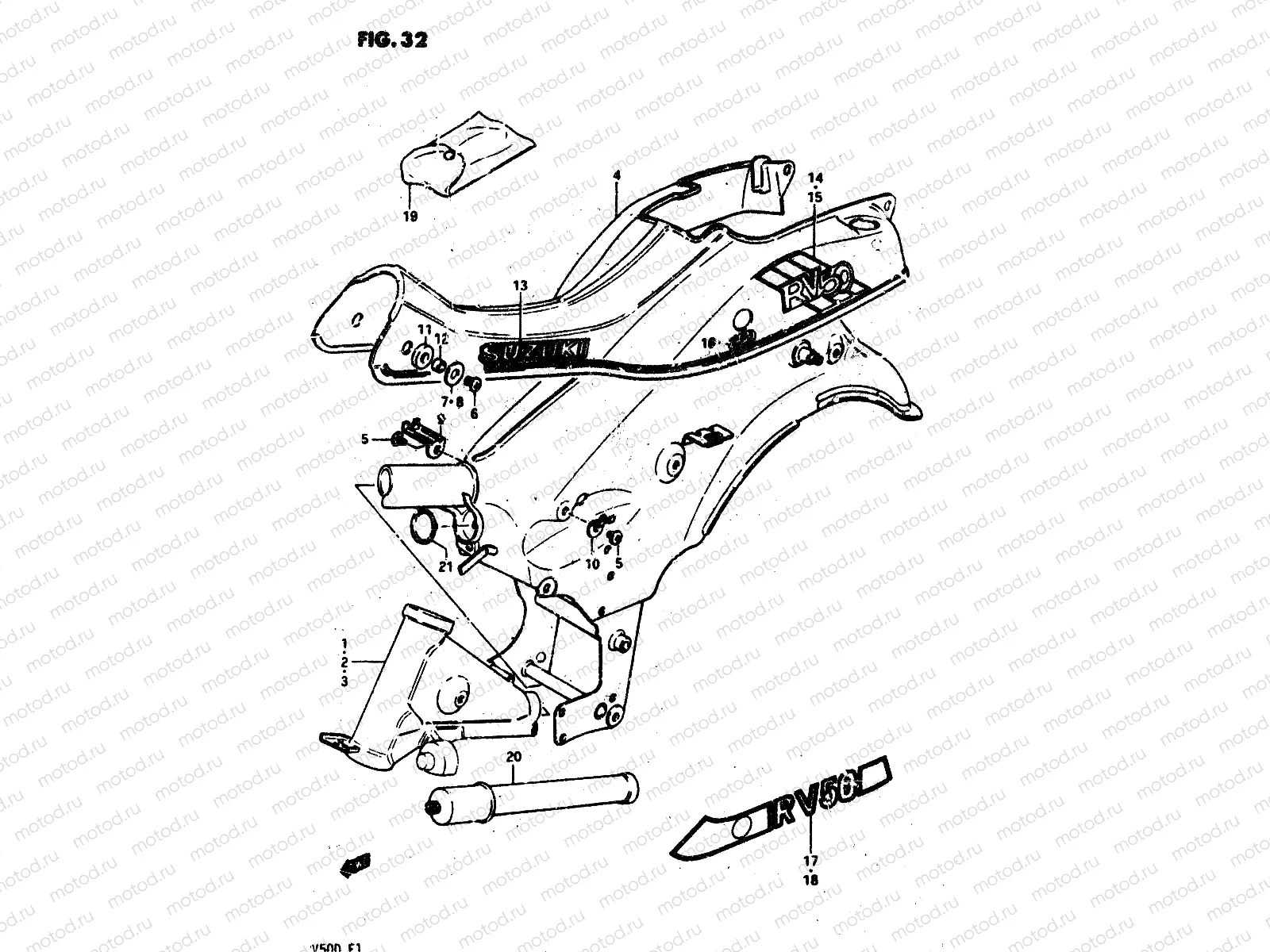 32 - FRAME (MODEL X)