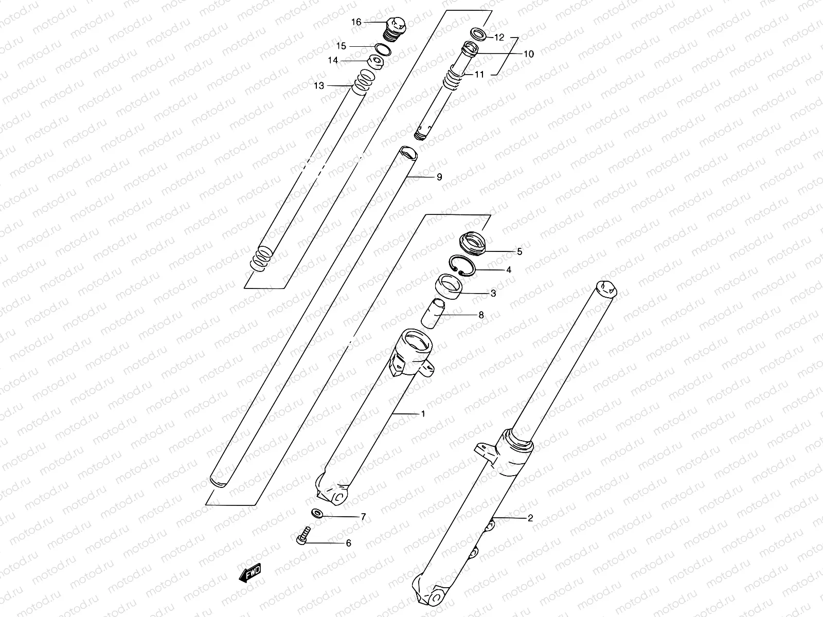 32 - FRONT DAMPER