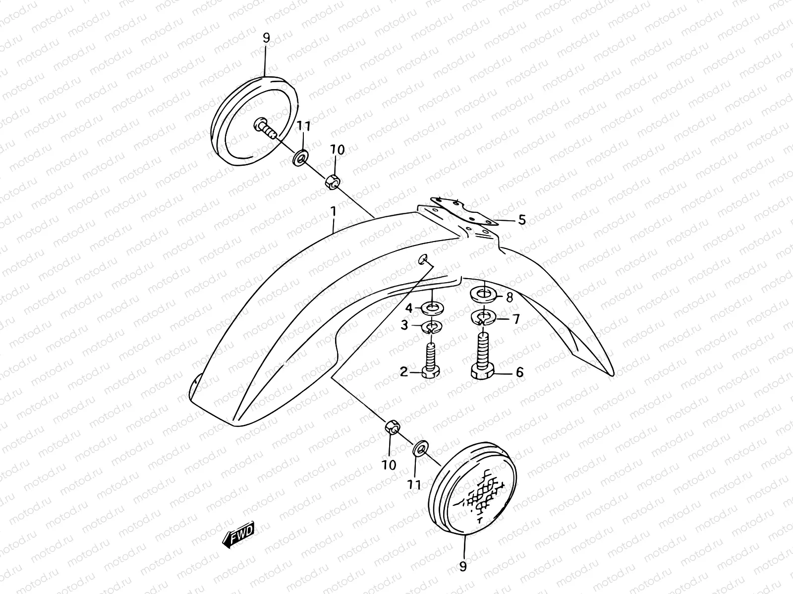32 - FRONT FENDER