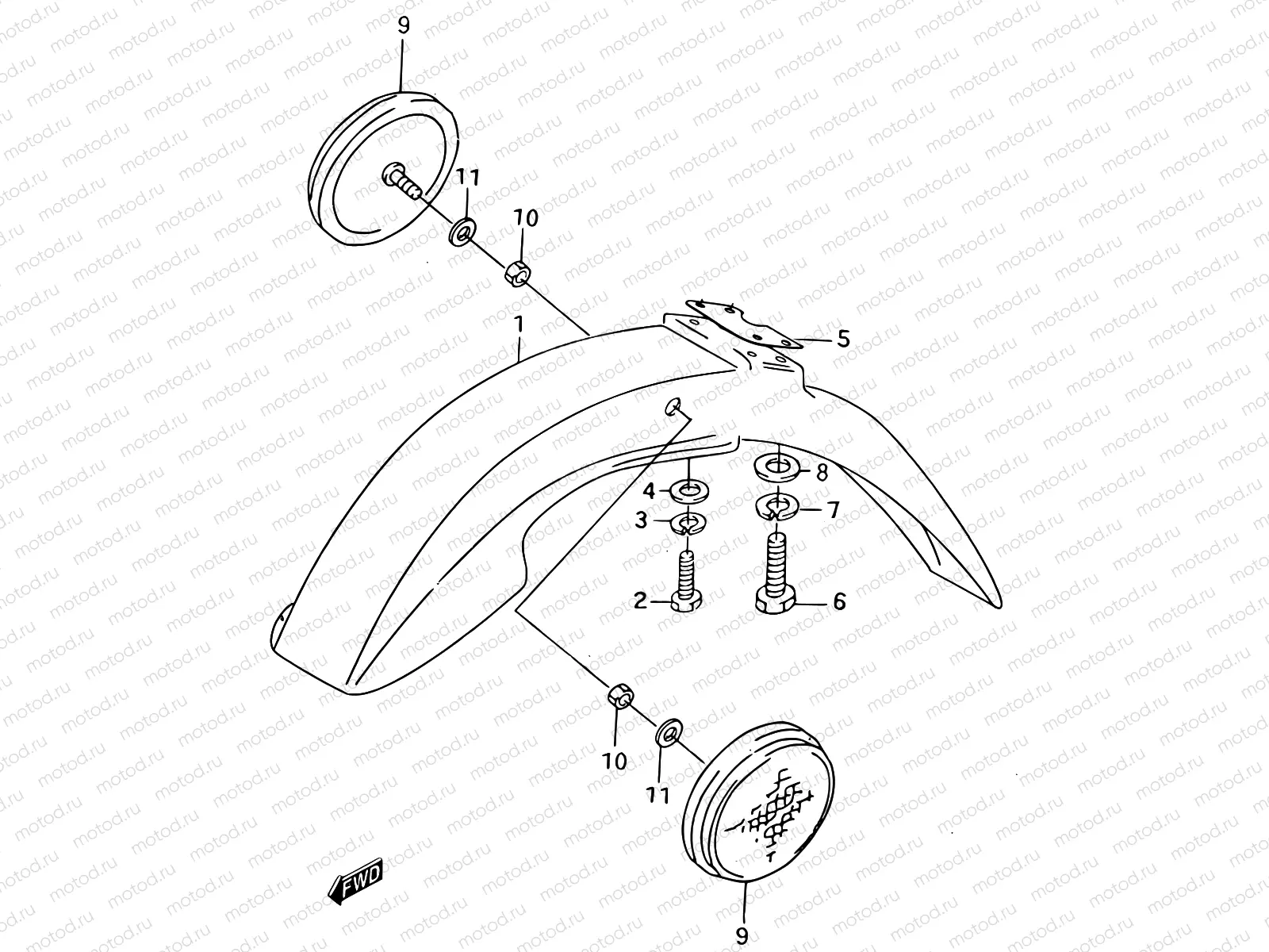 32 - FRONT FENDER