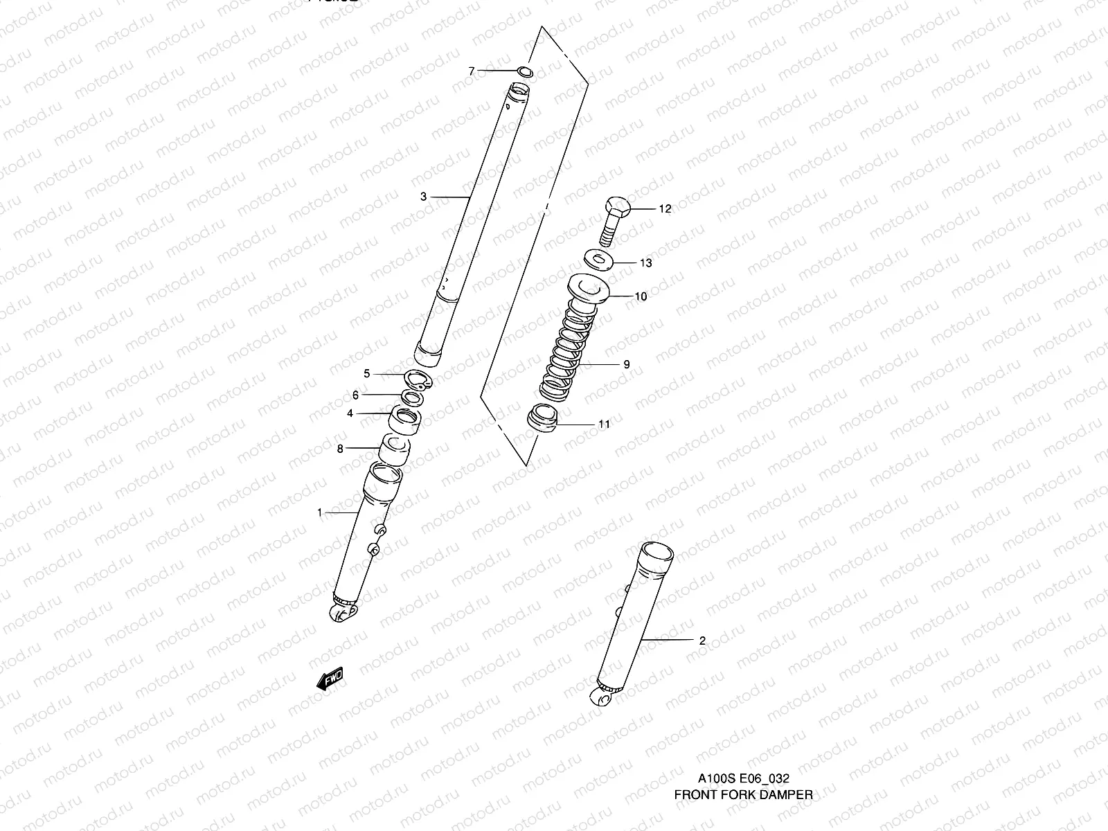 32 - FRONT FORK DAMPER