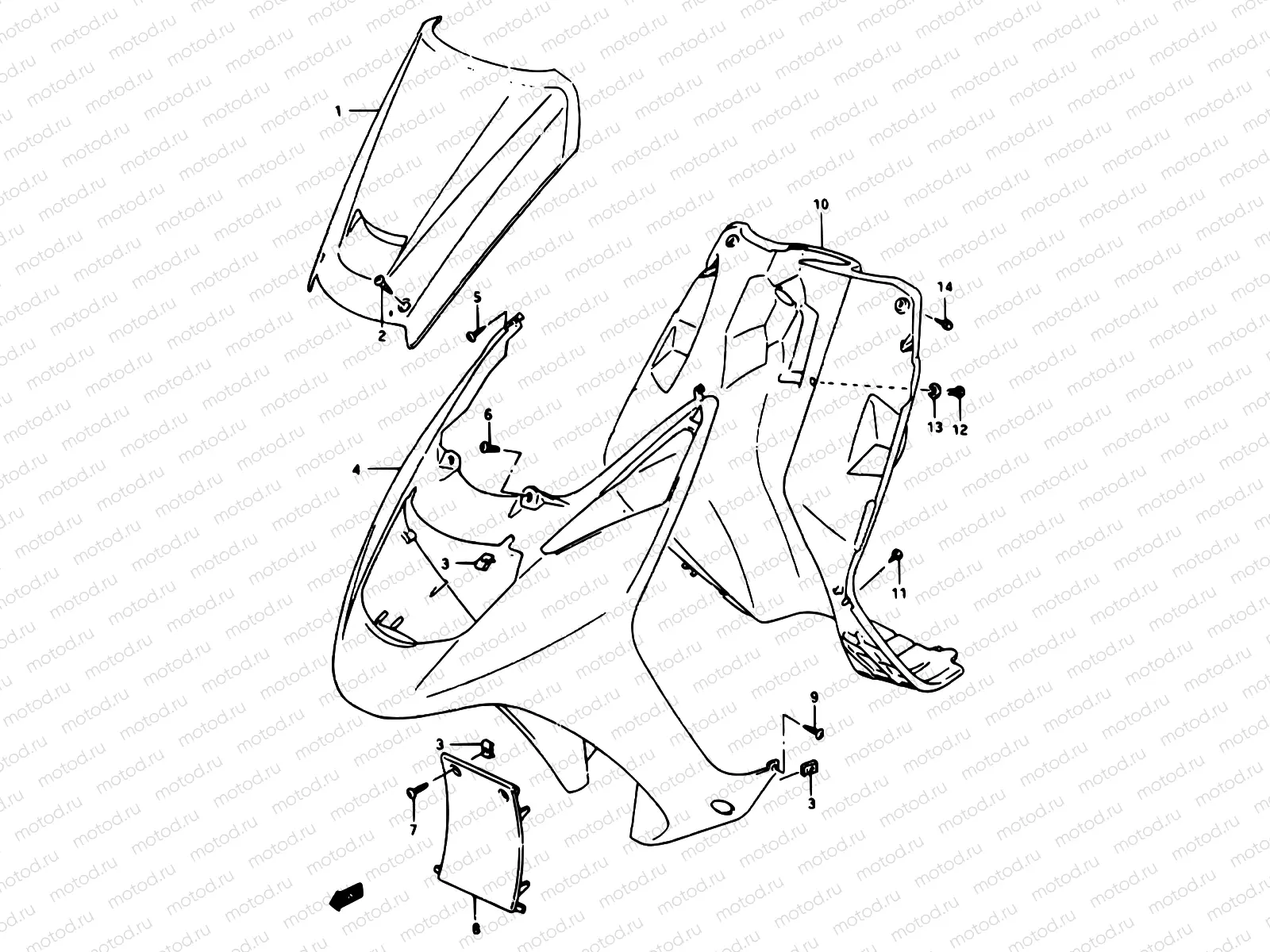 32 - FRONT LEG SHIELD