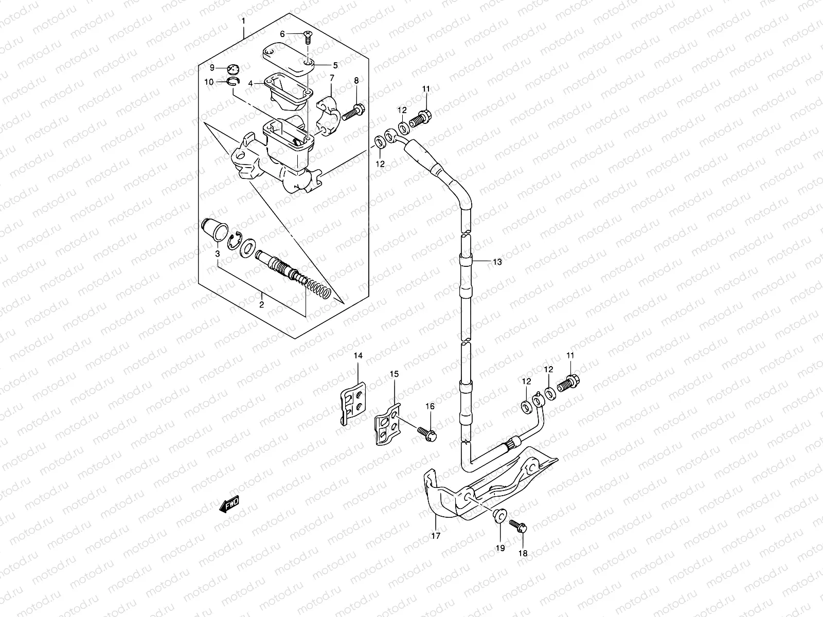 32 - FRONT MASTER CYLINDER