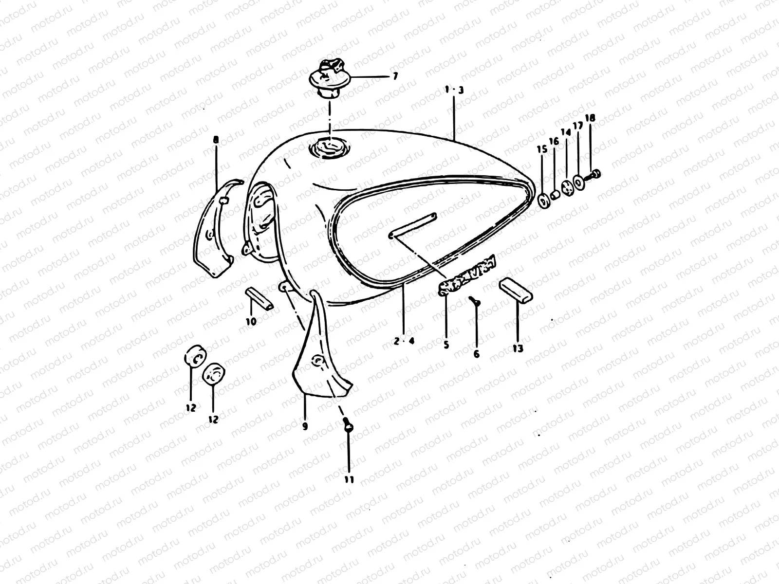 32 - FUEL TANK (GS250TX)