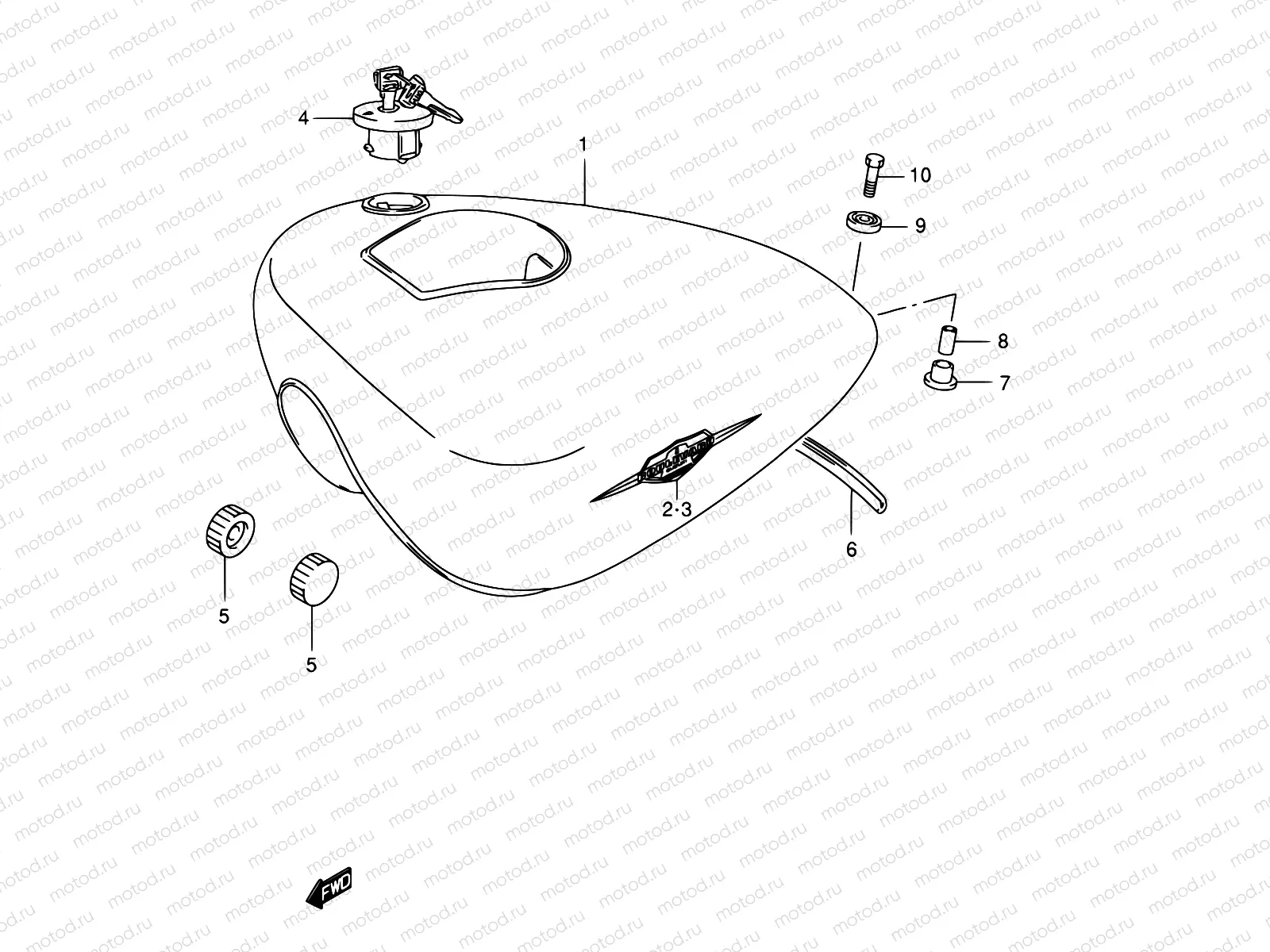 32 - FUEL TANK (MODEL K5/K6/K7/K8)