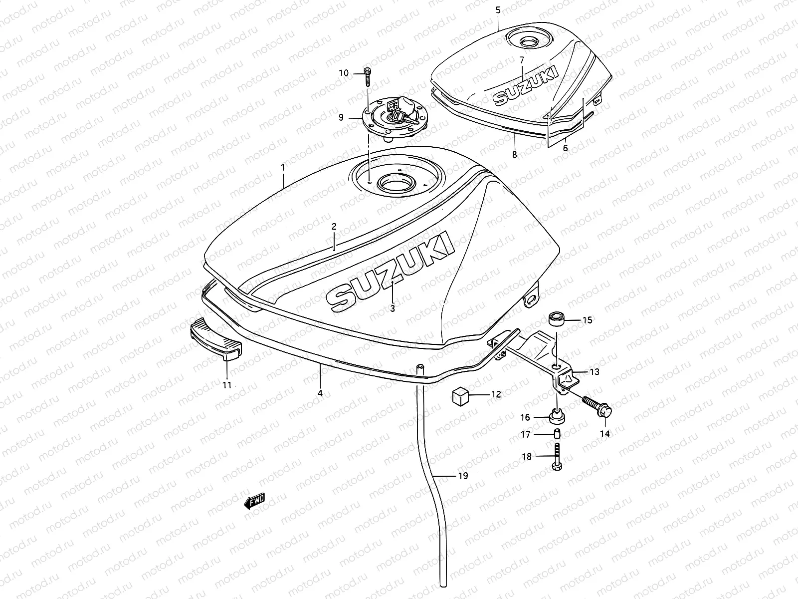 32 - FUEL TANK (MODEL K/L)