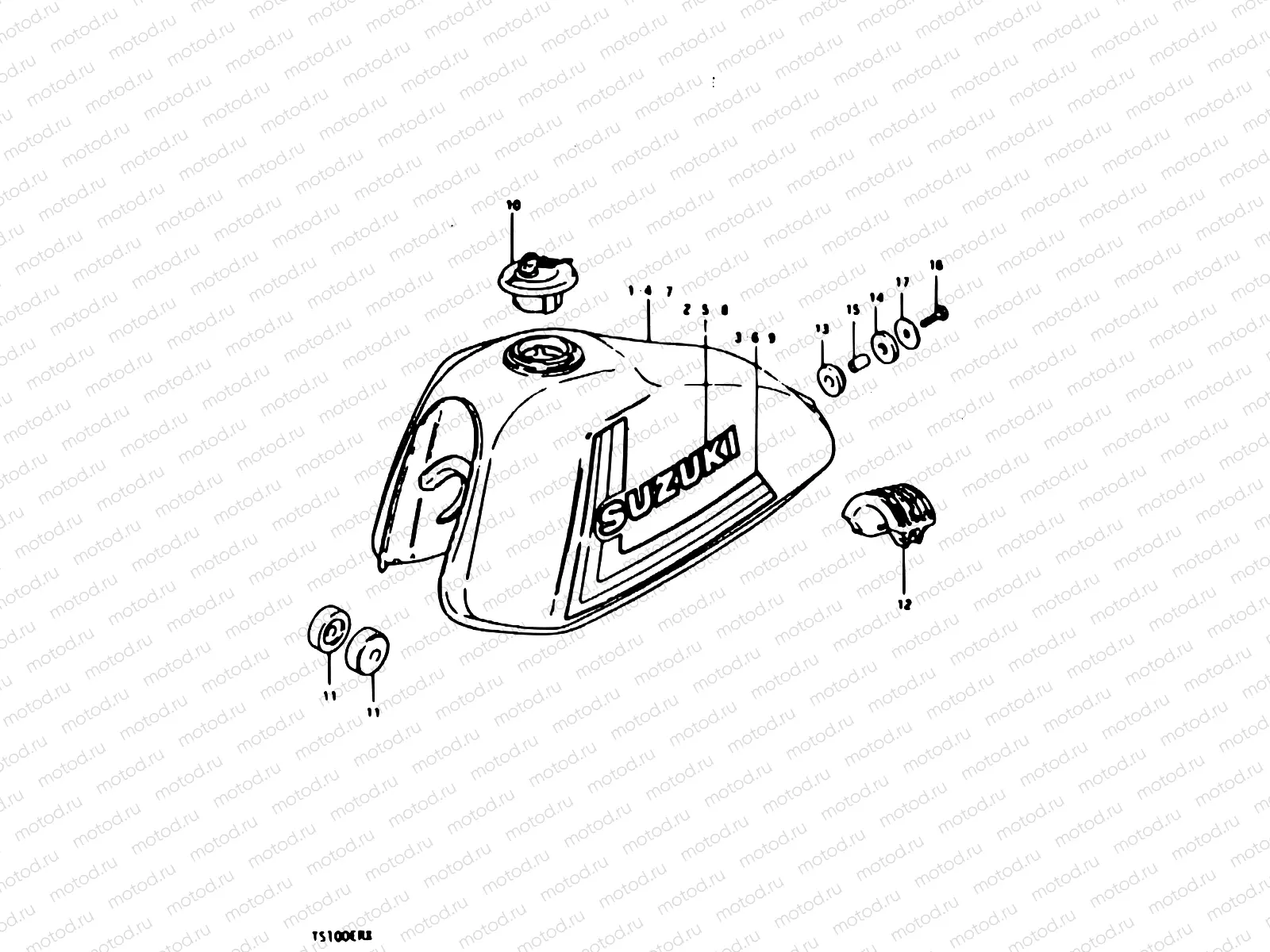 32 - FUEL TANK (TS100ERT E09)