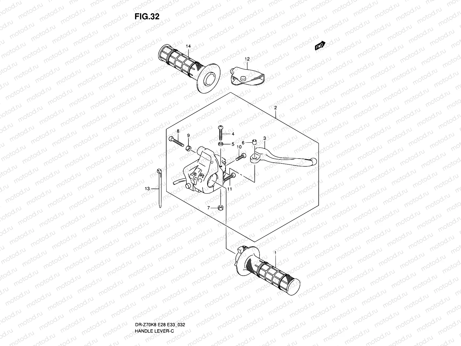 32 - HANDLE LEVER