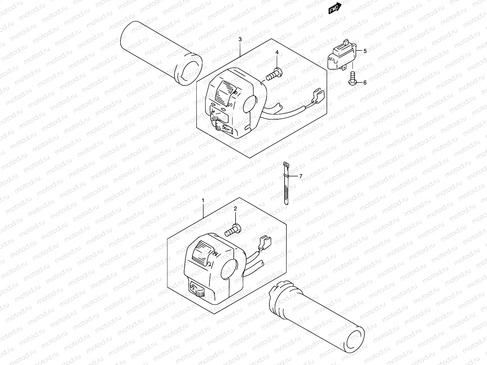 32 - HANDLE SWITCH (MODEL K1/K2/K3)