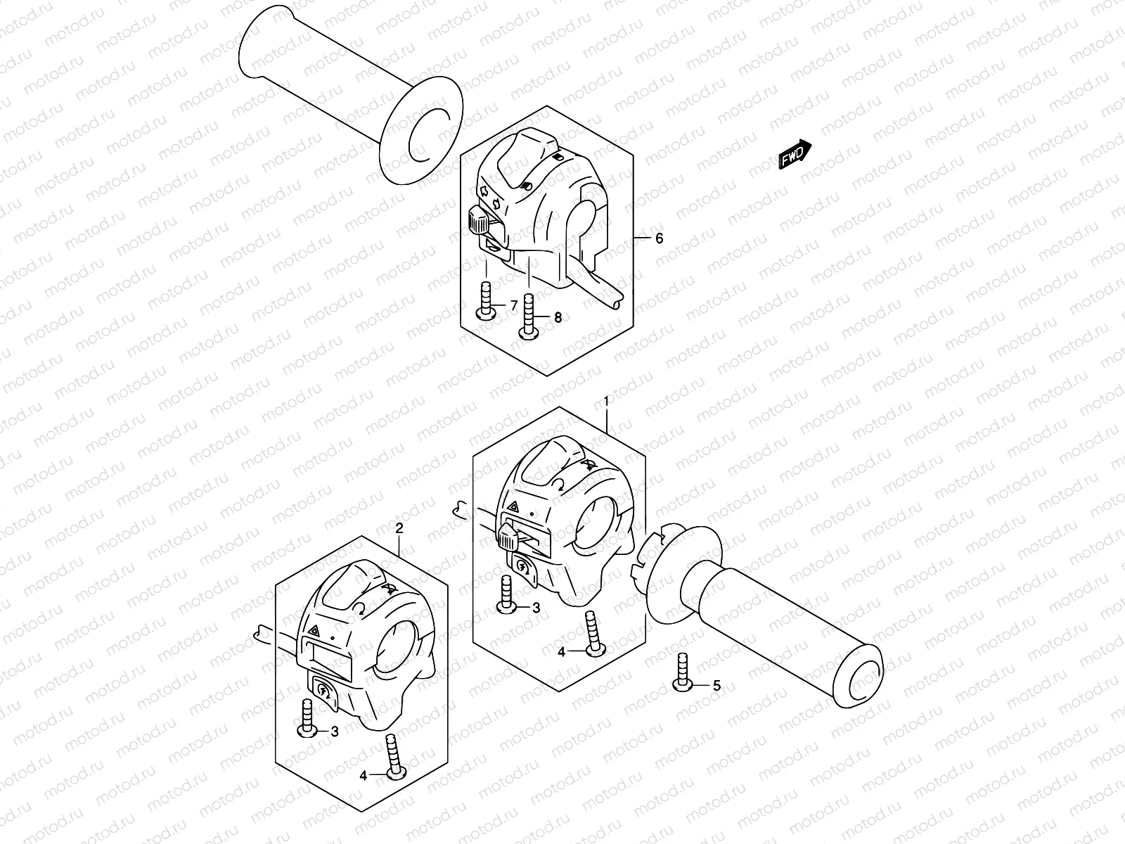 32 - HANDLE SWITCH (MODEL K3 E02,E19,E24,E71)