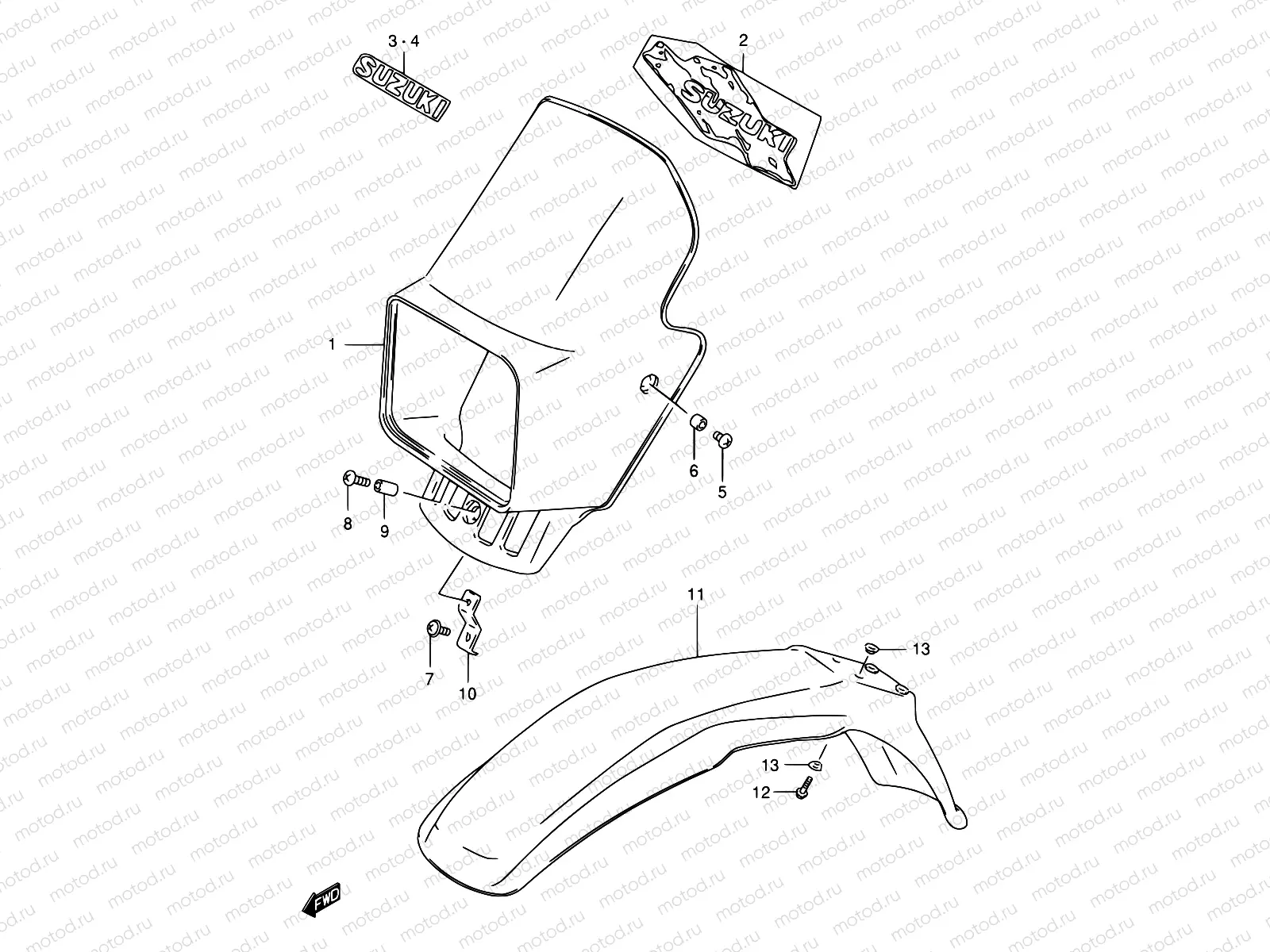 32 - HEADLAMP COVER