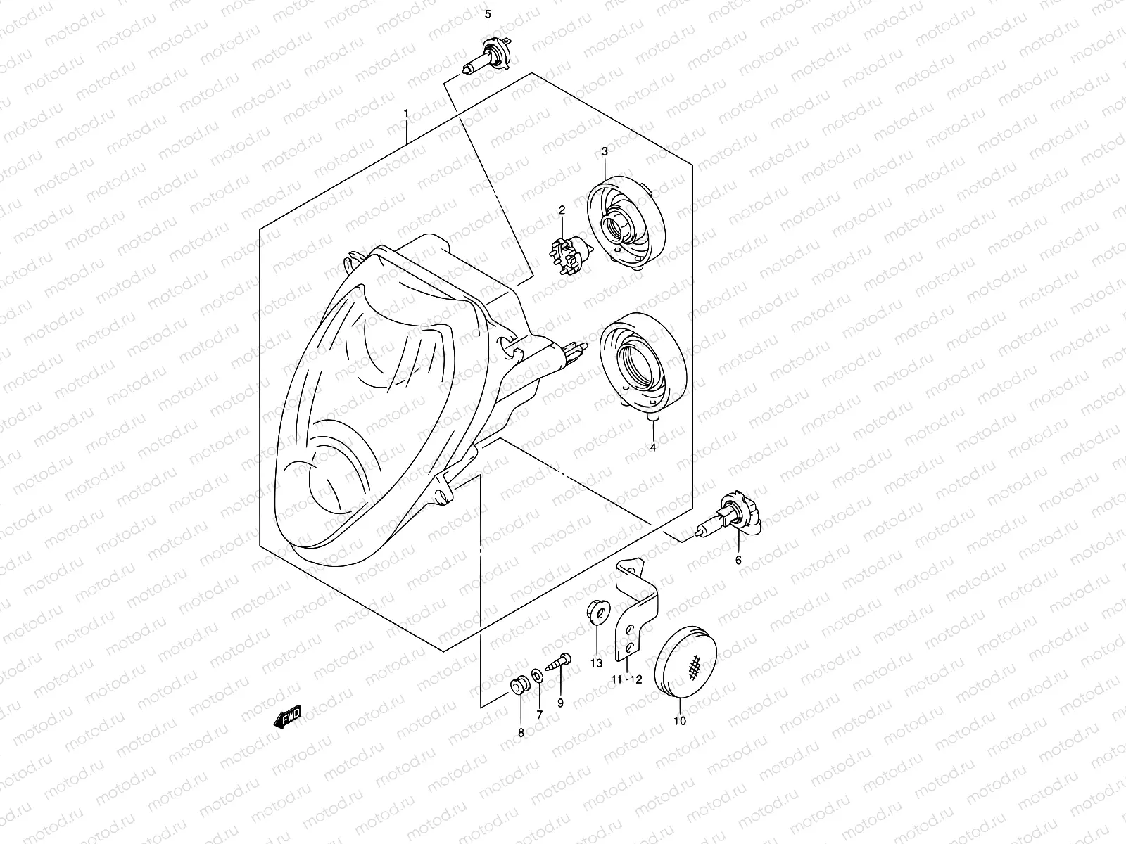 32 - HEADLAMP (E24)