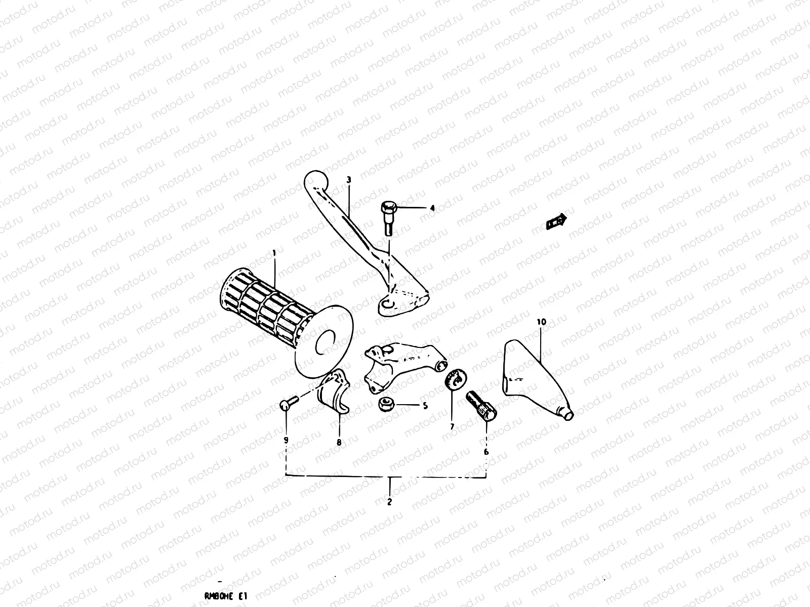 32 - LEFT HANDLE GRIP