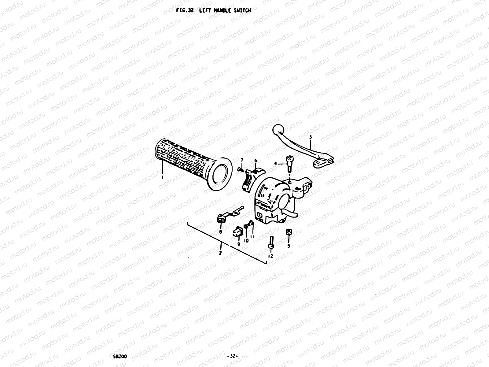 32 - LEFT HANDLE SWITCH
