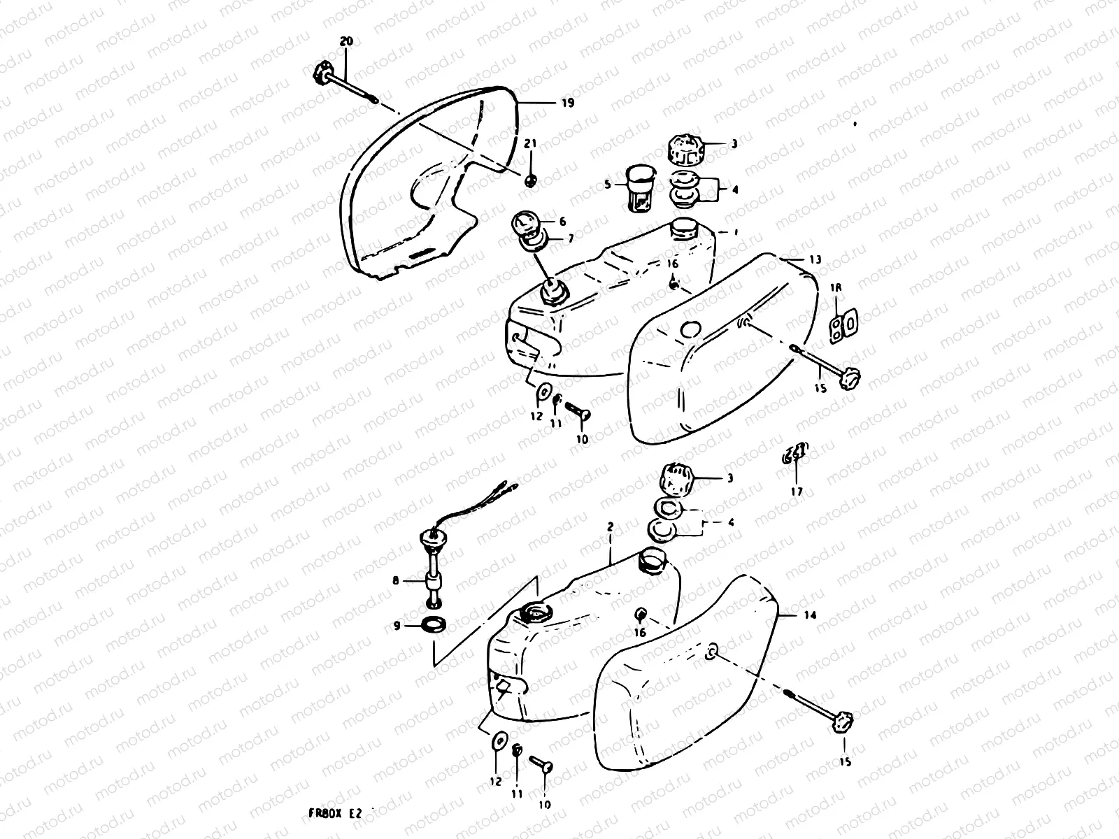 32 - OIL TANK - FRAME COVER