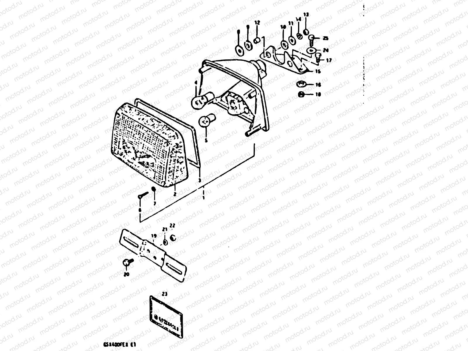 32 - REAR COMBINATIOM LAMP (E02, E04, E18, E21)