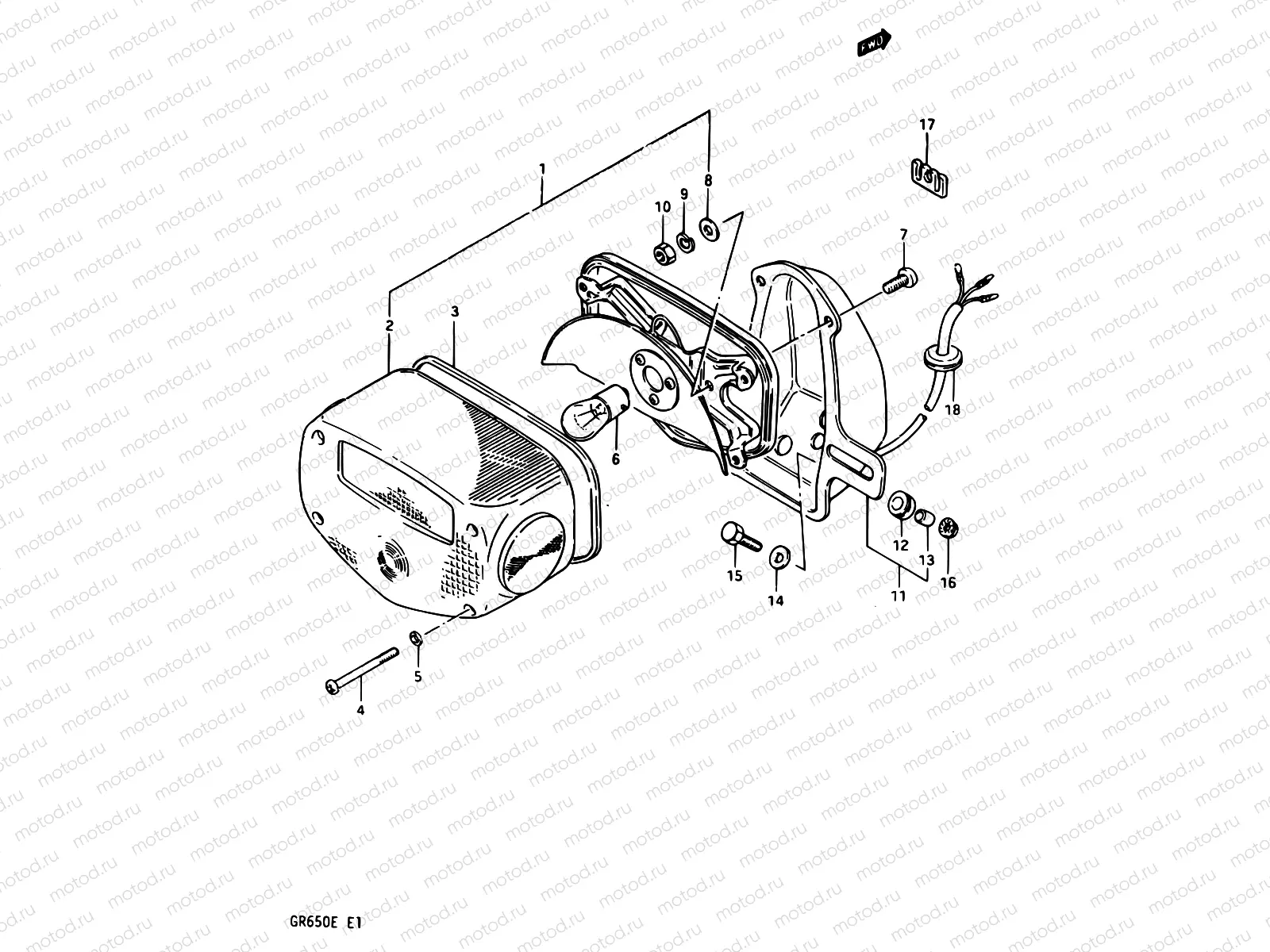 32 - REAR COMBINATION LAMP