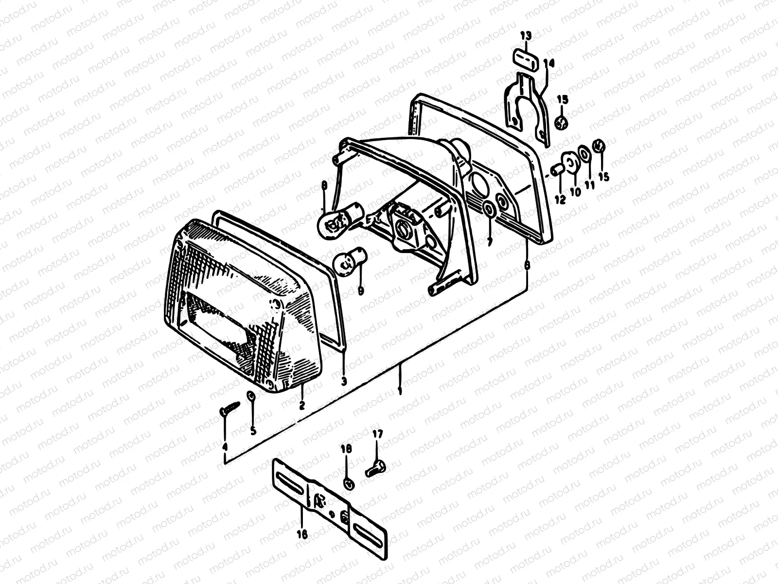 32 - REAR COMBINATION LAMP