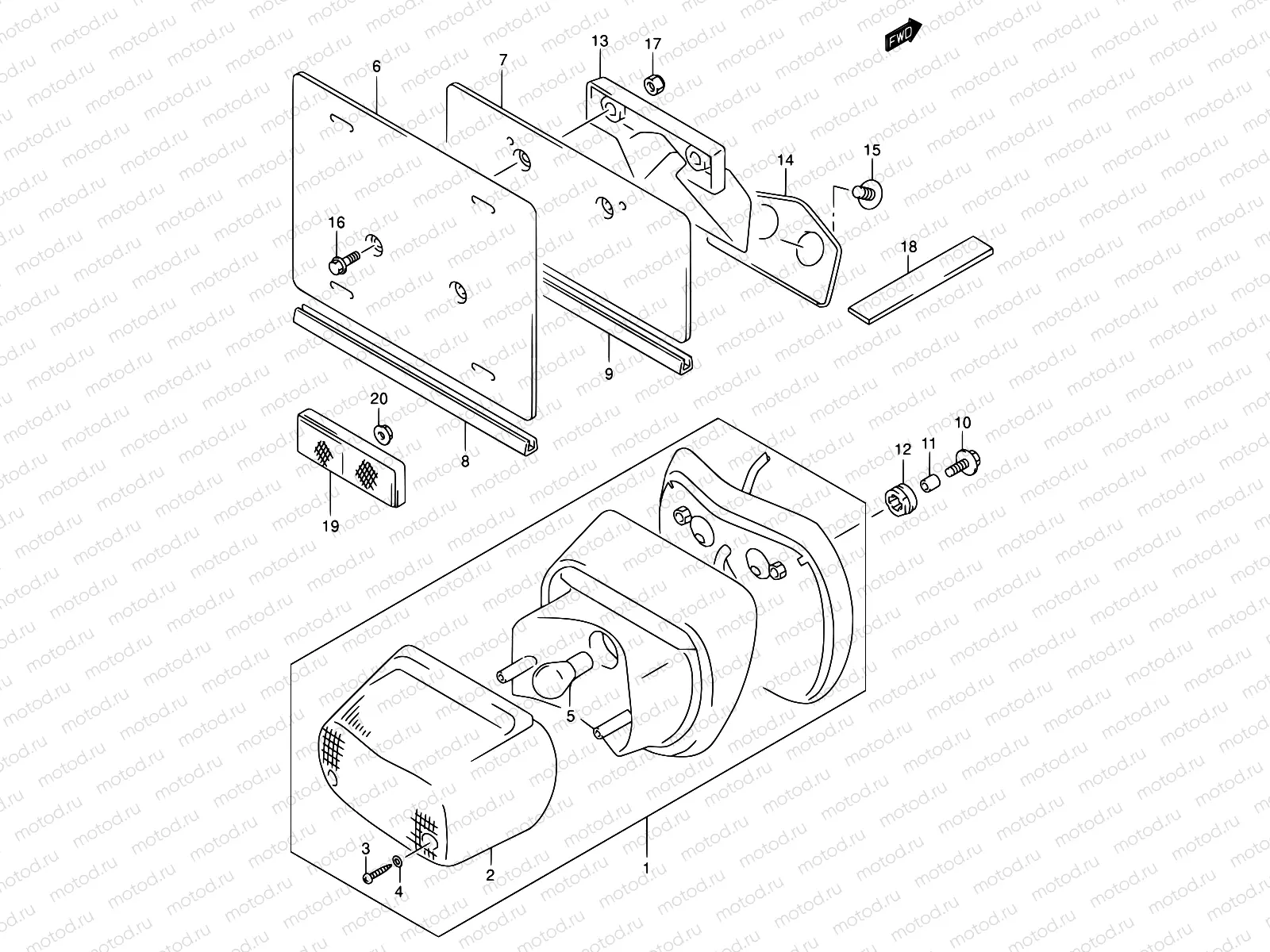 32 - REAR COMBINATION LAMP