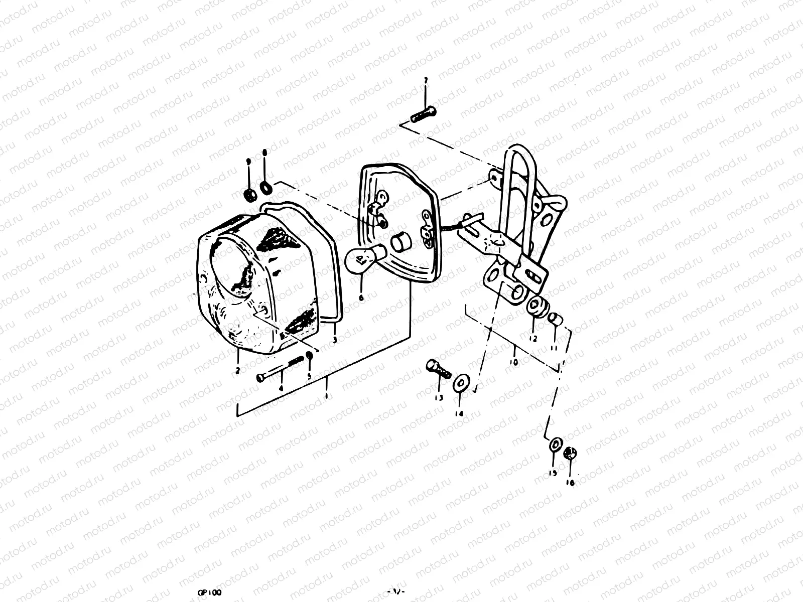 32 - REAR COMBINATION LAMP (E02)