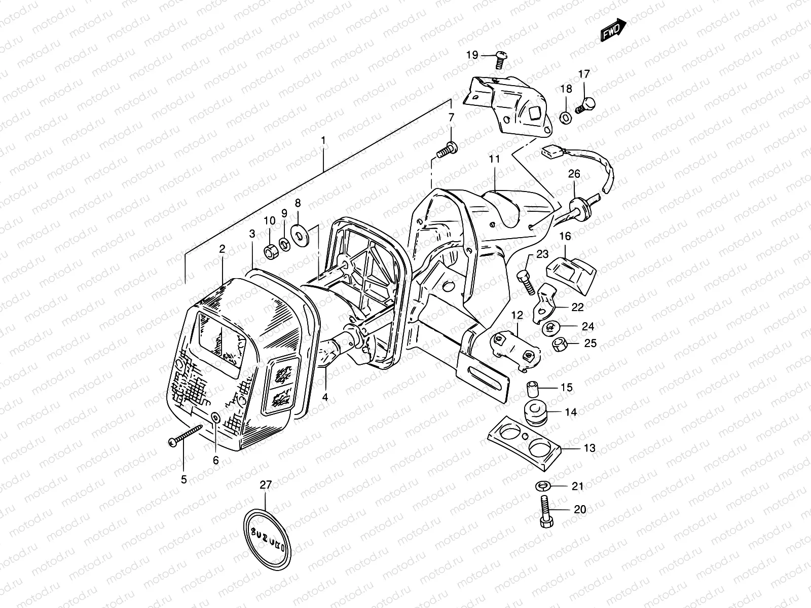 32 - REAR COMBINATION LAMP (E18)