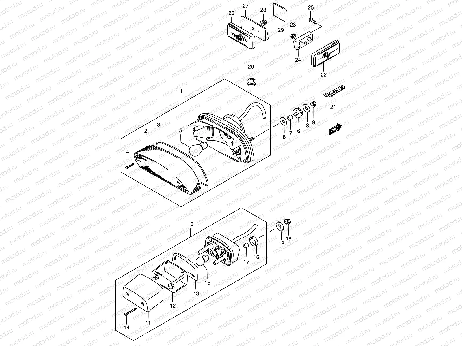 32 - REAR COMBINATION LAMP (VS1400GLPK4)
