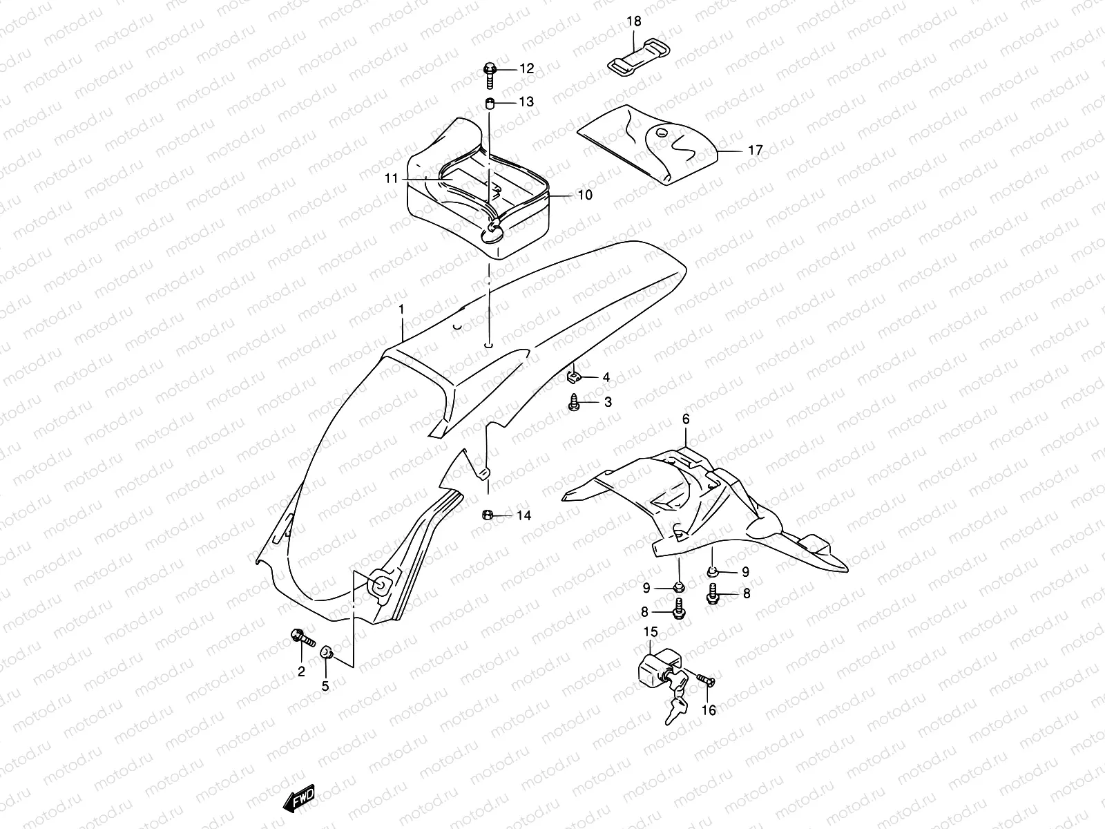 32 - REAR FENDER