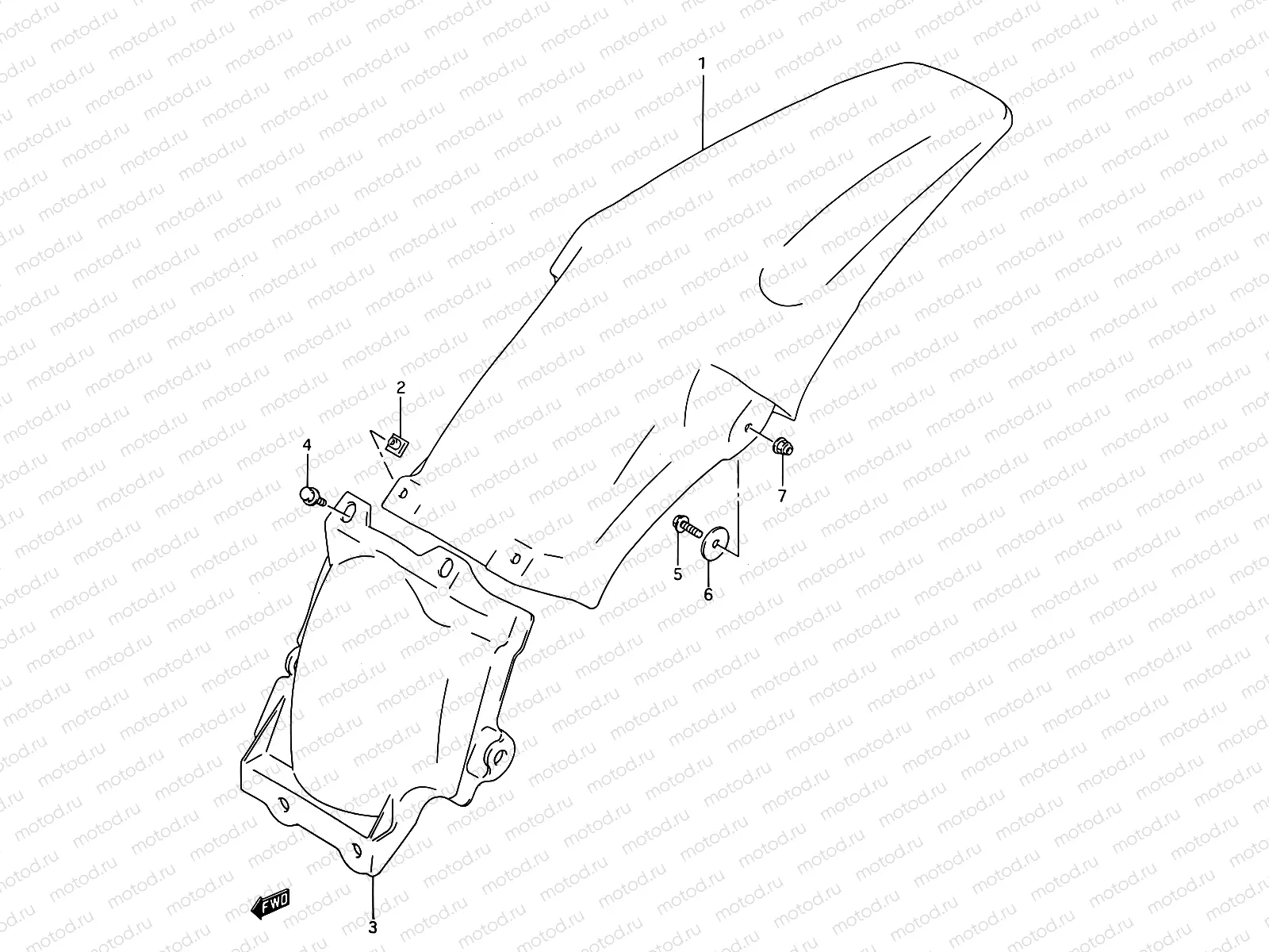 32 - REAR FENDER