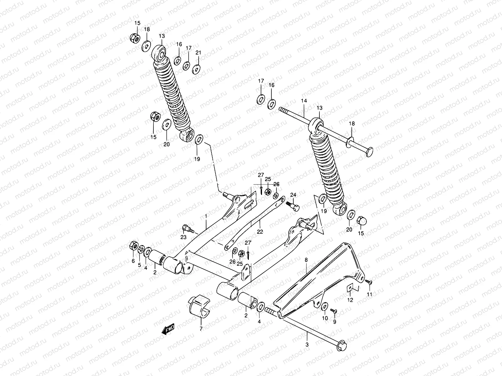 32 - REAR SWINGING ARM
