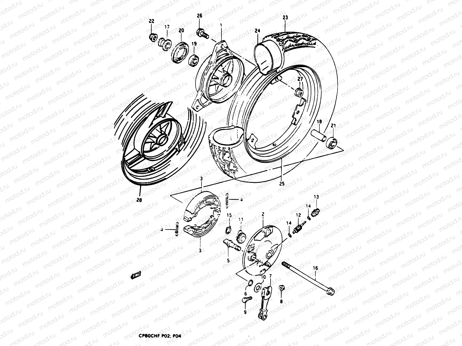 32 - ROUE AVANT