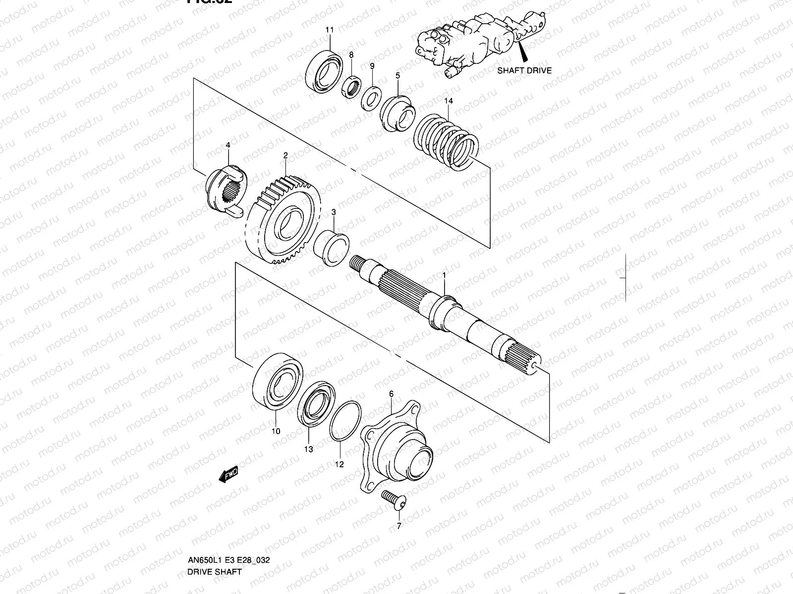 32 - SHAFT DRIVE