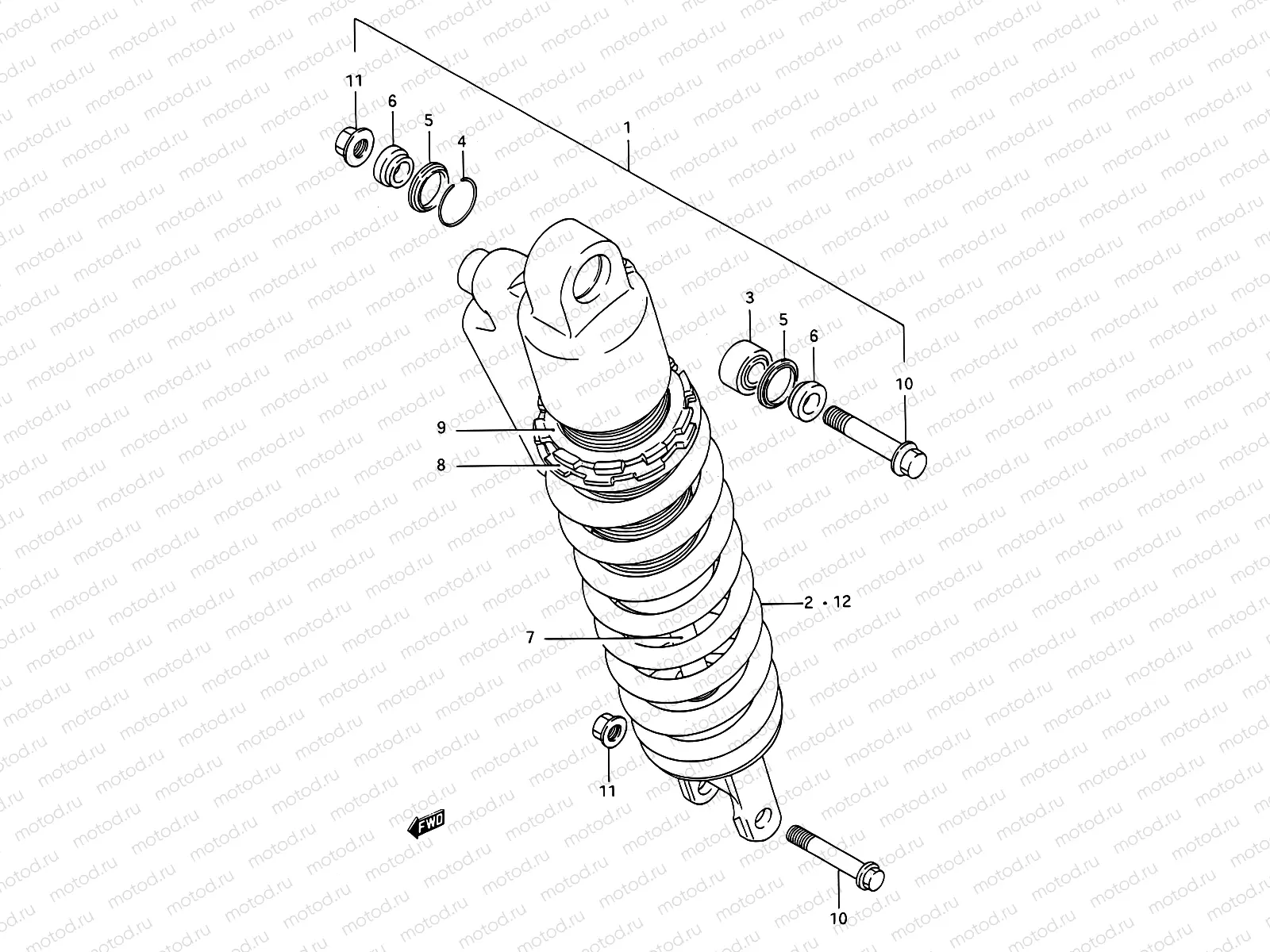 32 - SHOCK ABSORBER (MODEL K)