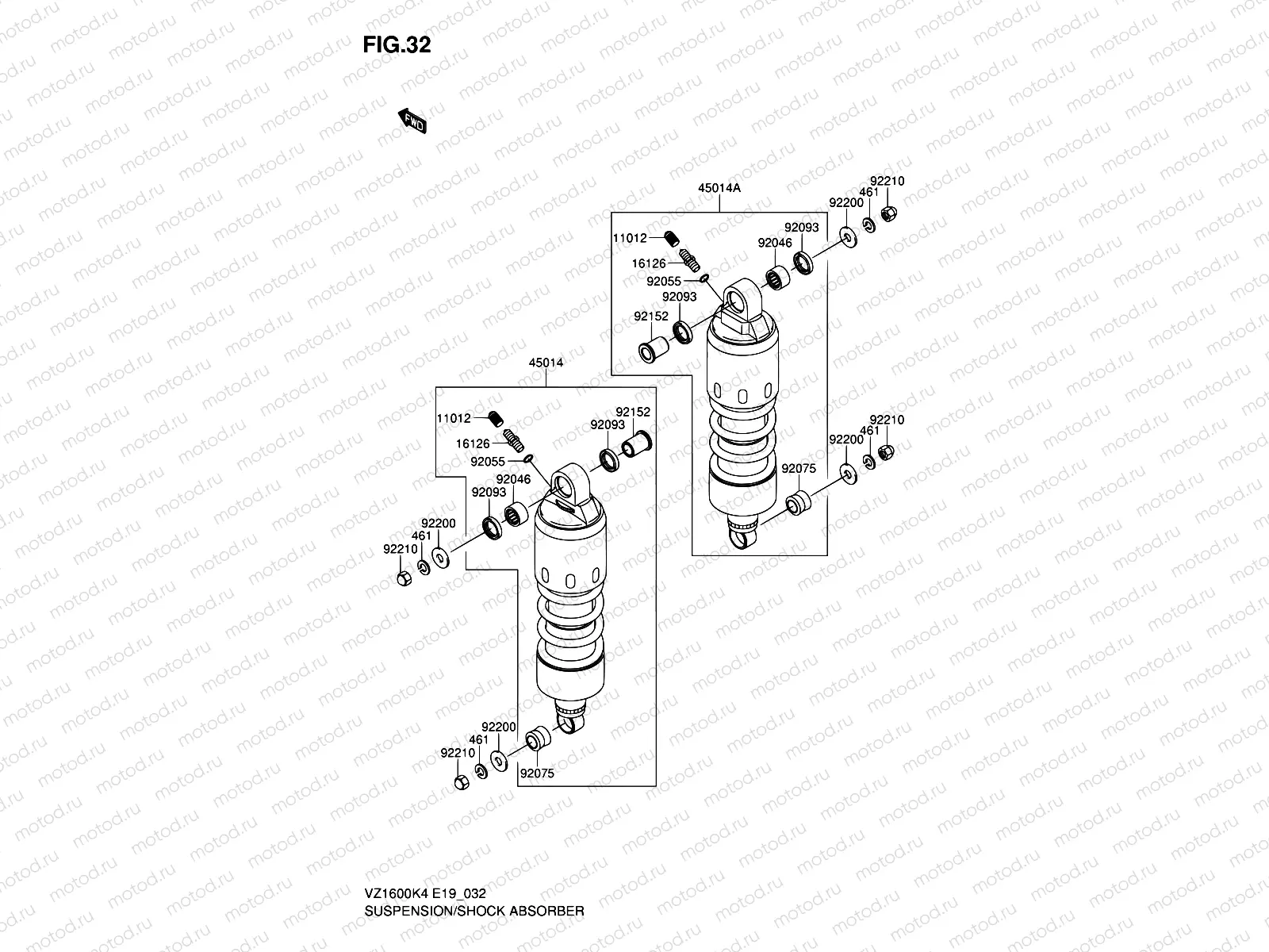 32 - SUSPENSION/SHOCK ABSORBER