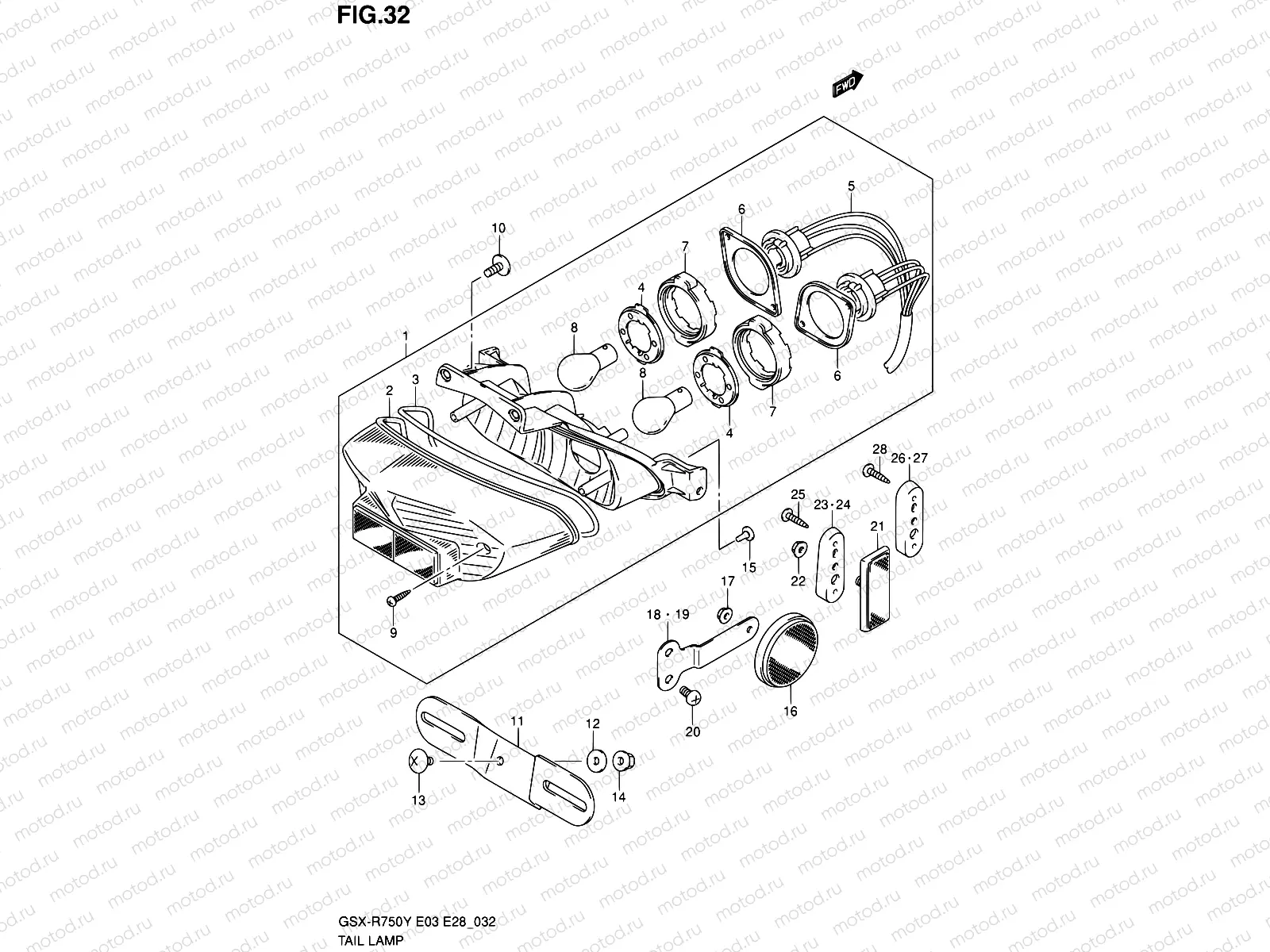 32 - TAIL LAMP
