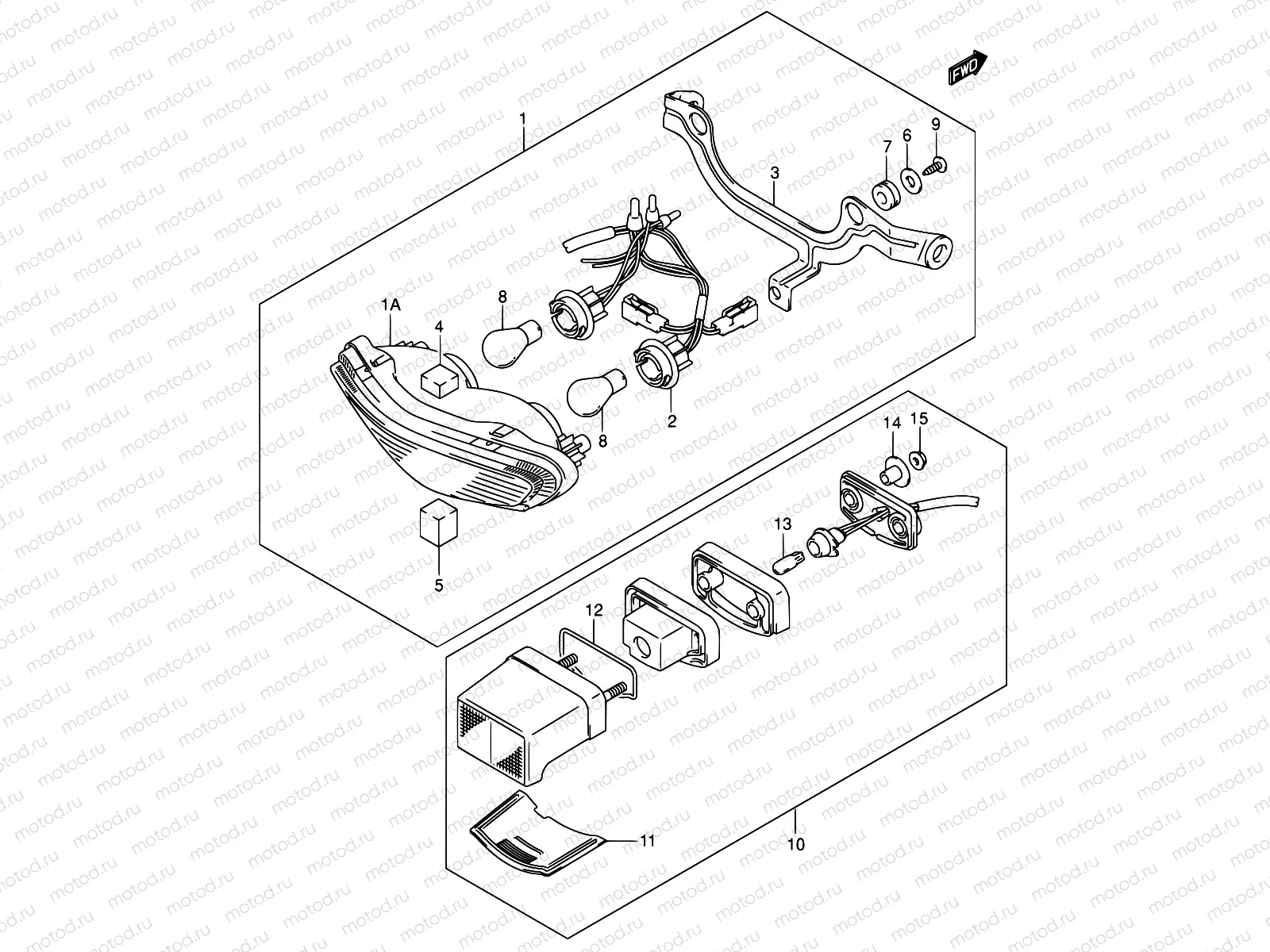 32 - TAIL LAMP (MODEL K2/K3)