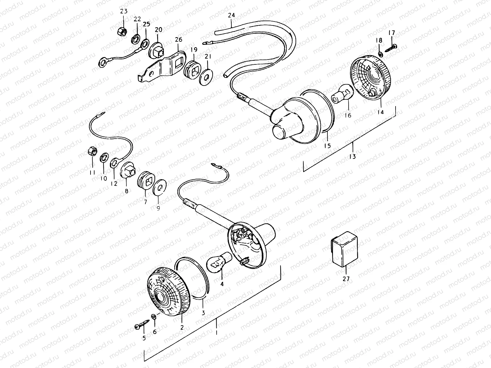 32 - TURN SIGNAL LAMP (E39)