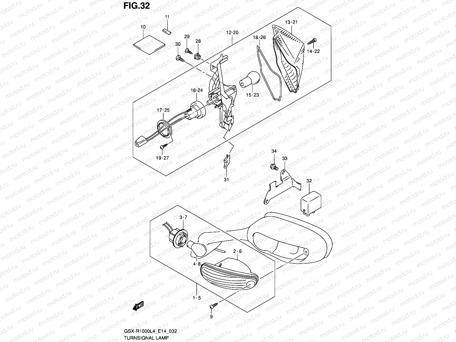 32 - TURNSIGNAL LAMP