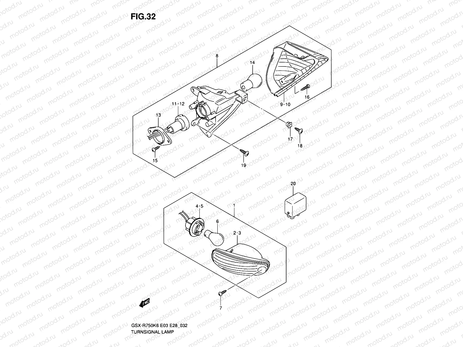32 - TURNSIGNAL LAMP