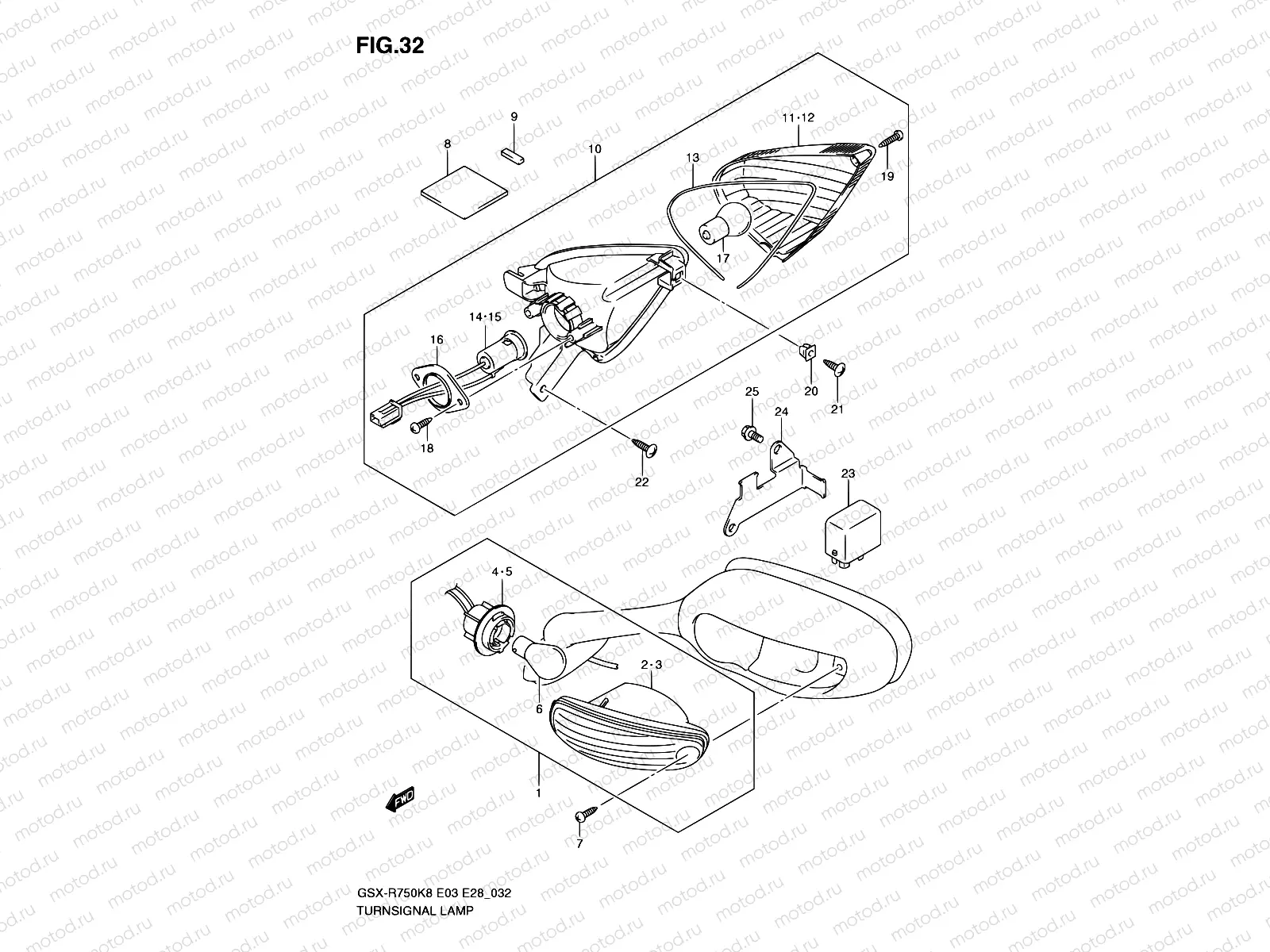 32 - TURNSIGNAL LAMP