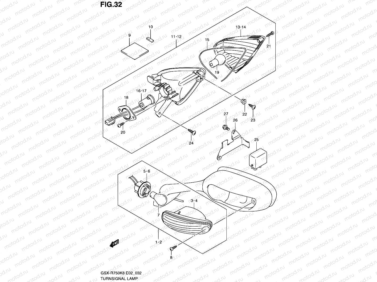 32 - TURNSIGNAL LAMP