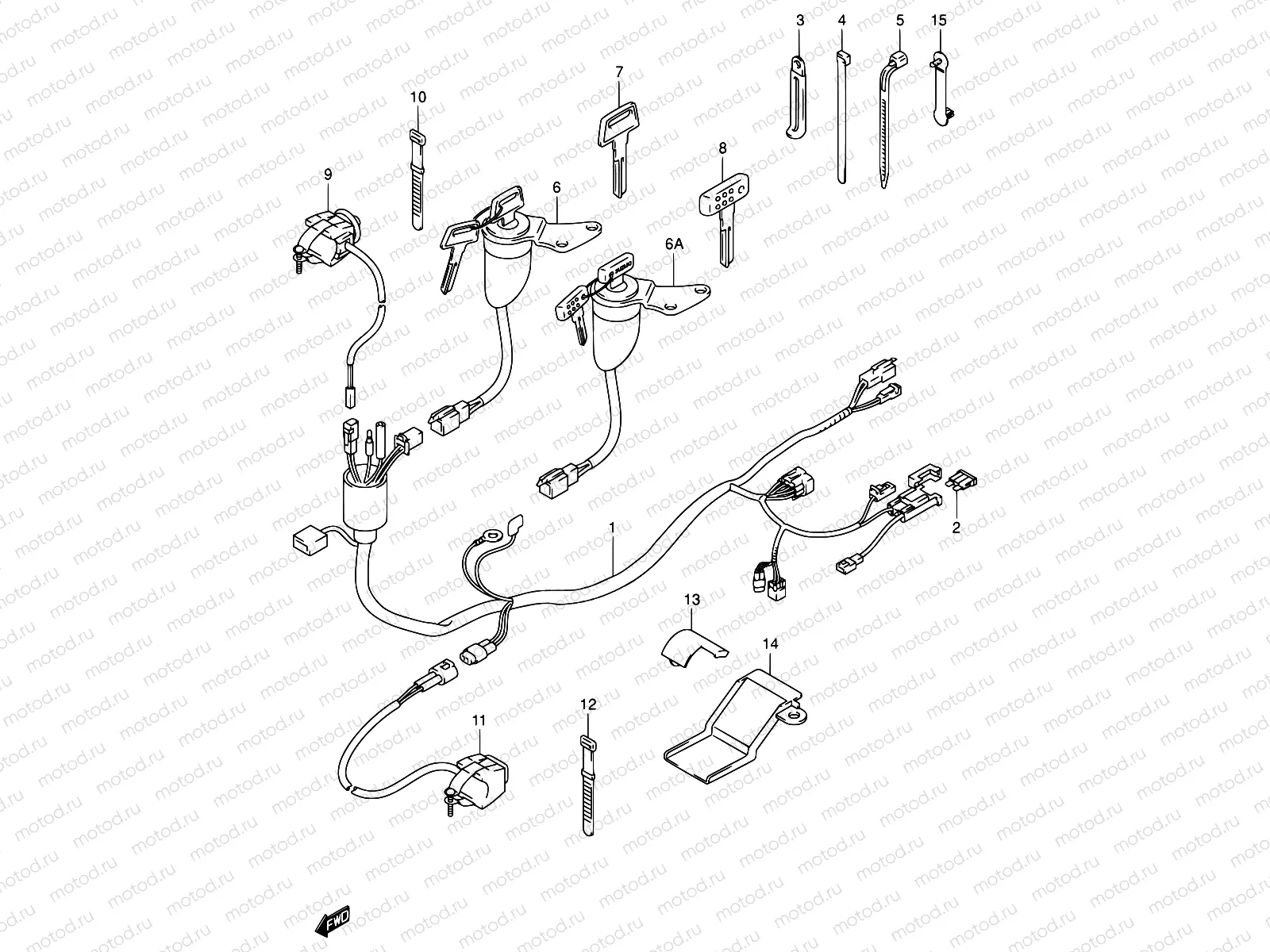 32 - WIRING HARNESS (DR-Z400EY/EK1/EK2/EK3/EK4)