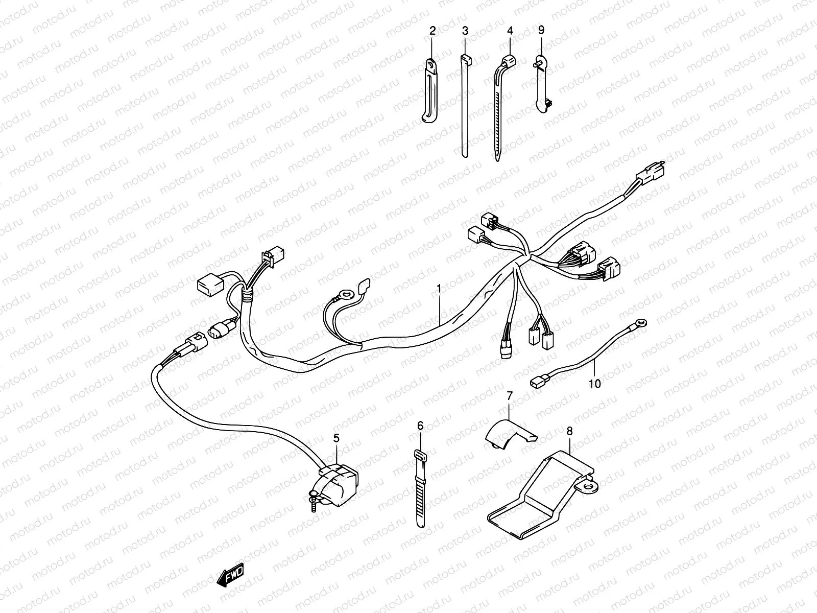 32 - WIRING HARNESS (DR-Z400Y/K1/K2/K3/K4)