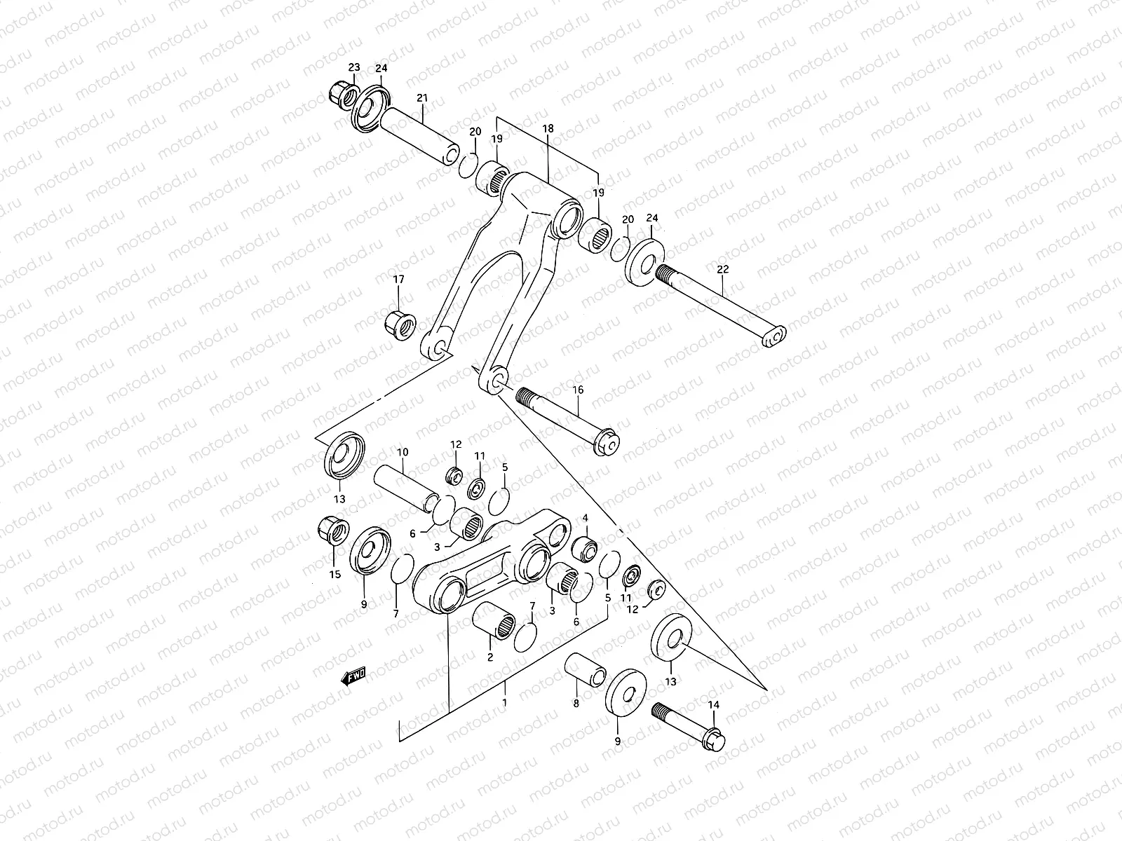 32A - CUSHION LEVER (MODEL P/R/S)