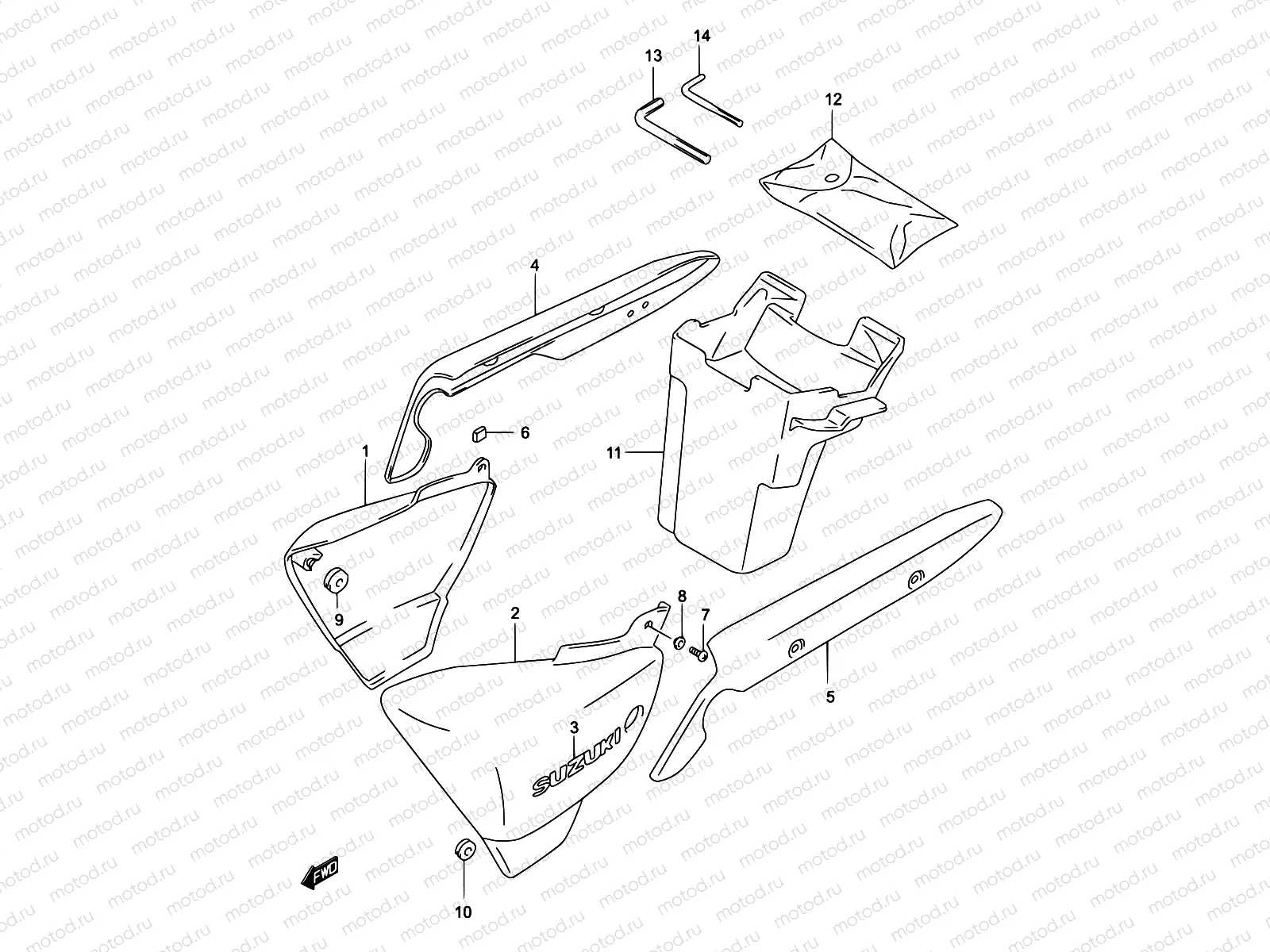 32A - FRAME COVER (MODEL K3)