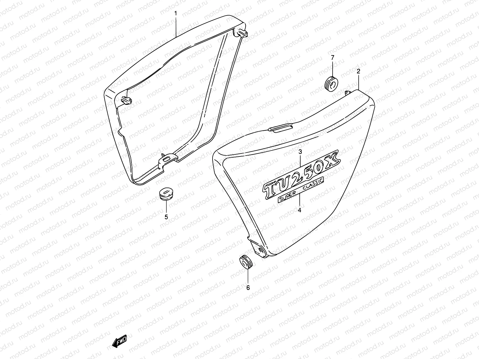 32A - FRAME COVER (MODEL X)