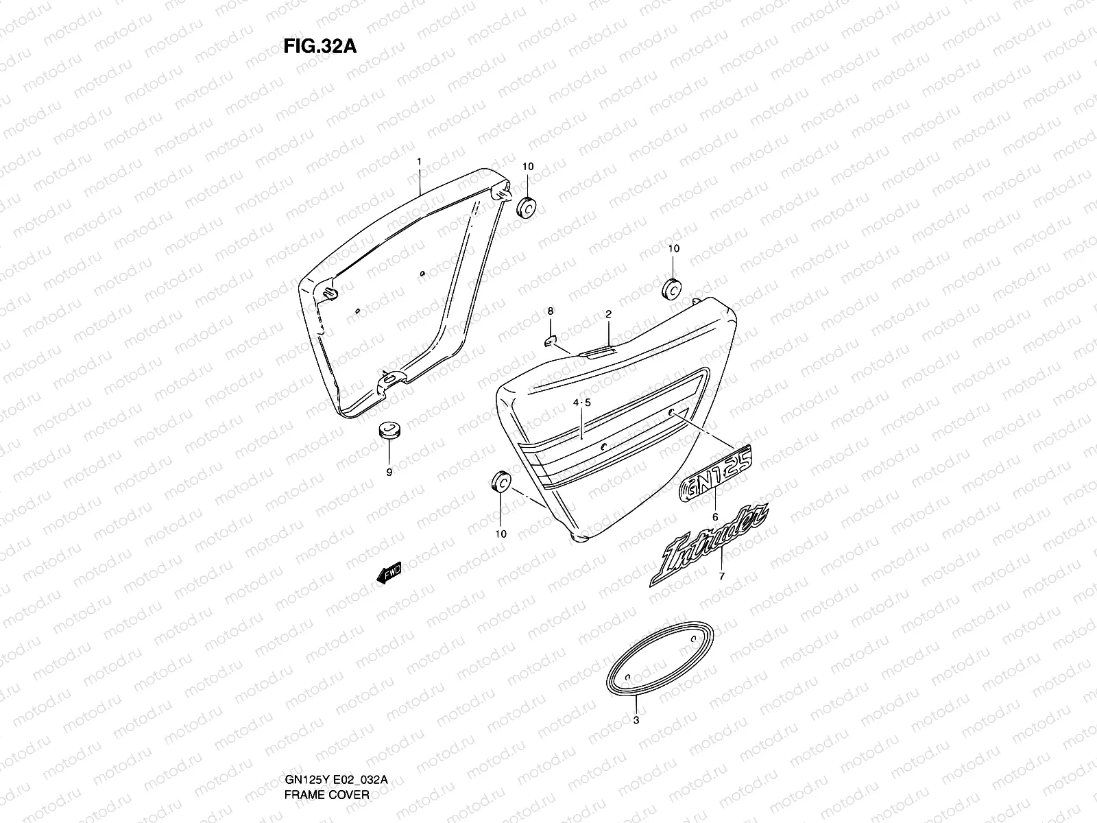 32A - FRAME COVER (MODEL X/Y)